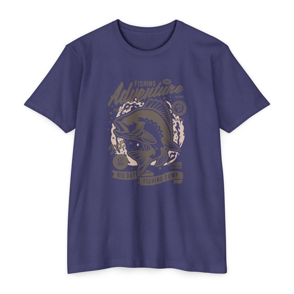 Fishing Adventure T-Shirt | Retro Fishing Tee, Outdoor Enthusiast Shirt, Father's Day Gift, Camp Apparel, Fishing Camp Style