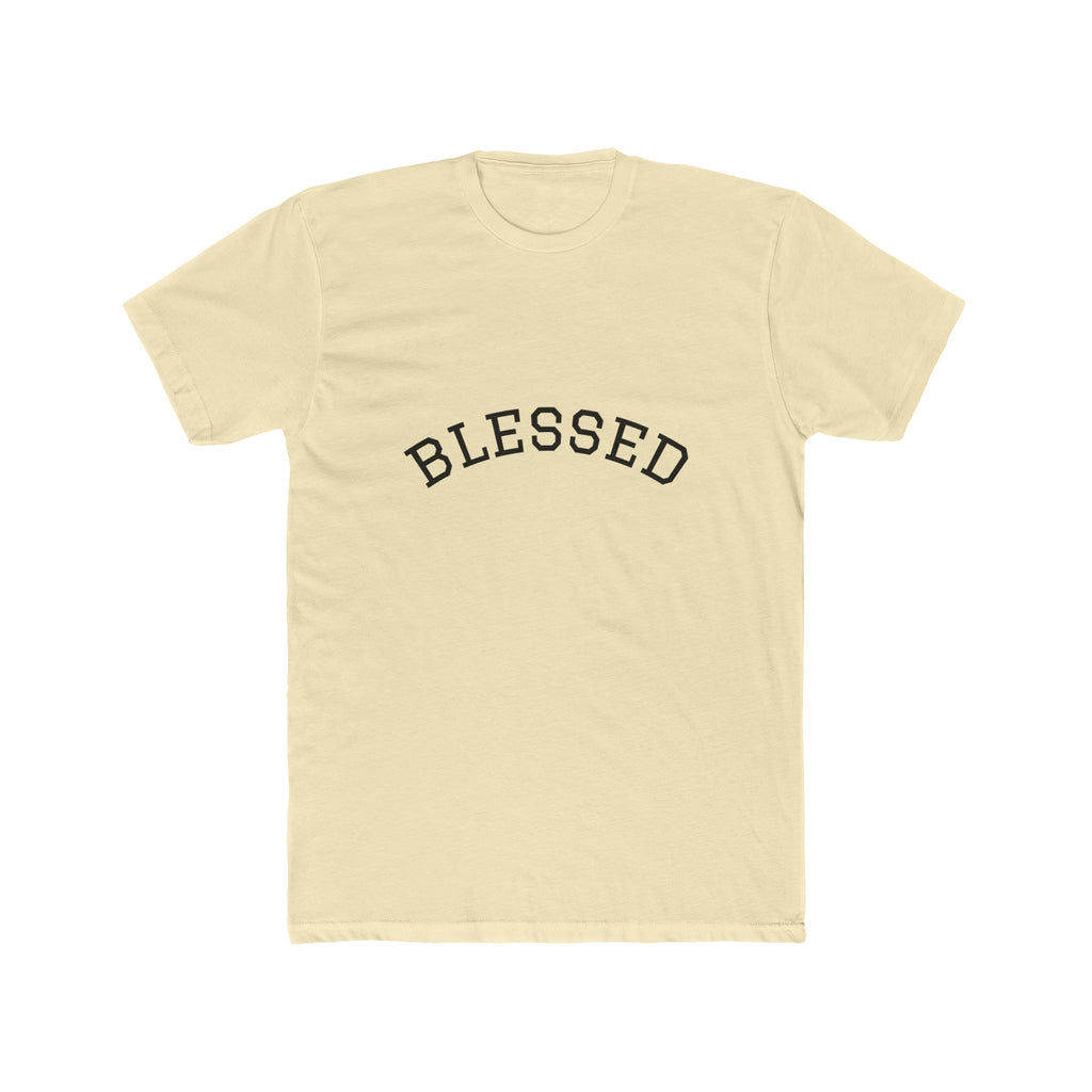 Copy of Blessed Unisex Cotton Crew Tee, Inspirational Gift, Casual Wear, Birthday, Thanksgiving Apparel, Everyday Tee
