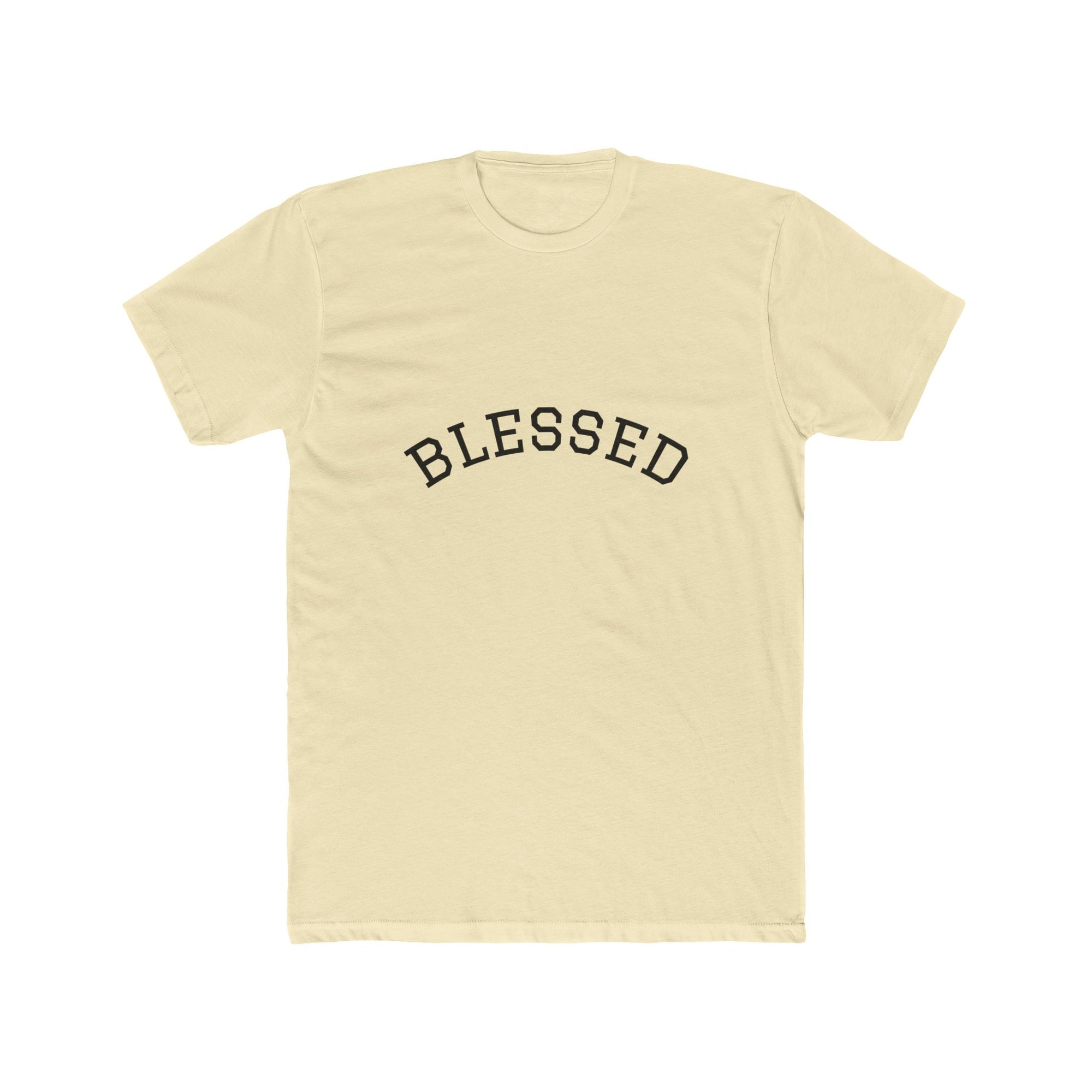 Copy of Blessed Unisex Cotton Crew Tee, Inspirational Gift, Casual Wear, Birthday, Thanksgiving Apparel, Everyday Tee