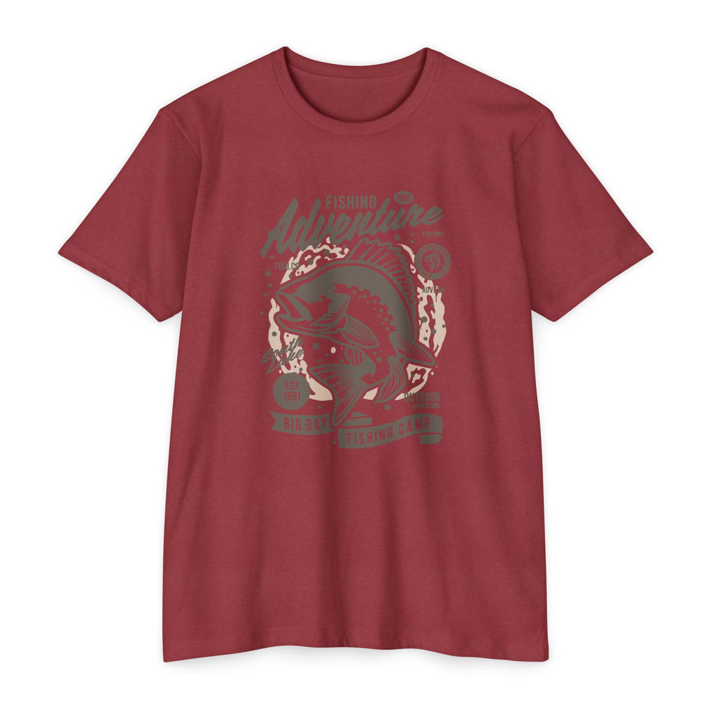 Fishing Adventure T-Shirt | Retro Fishing Tee, Outdoor Enthusiast Shirt, Father's Day Gift, Camp Apparel, Fishing Camp Style