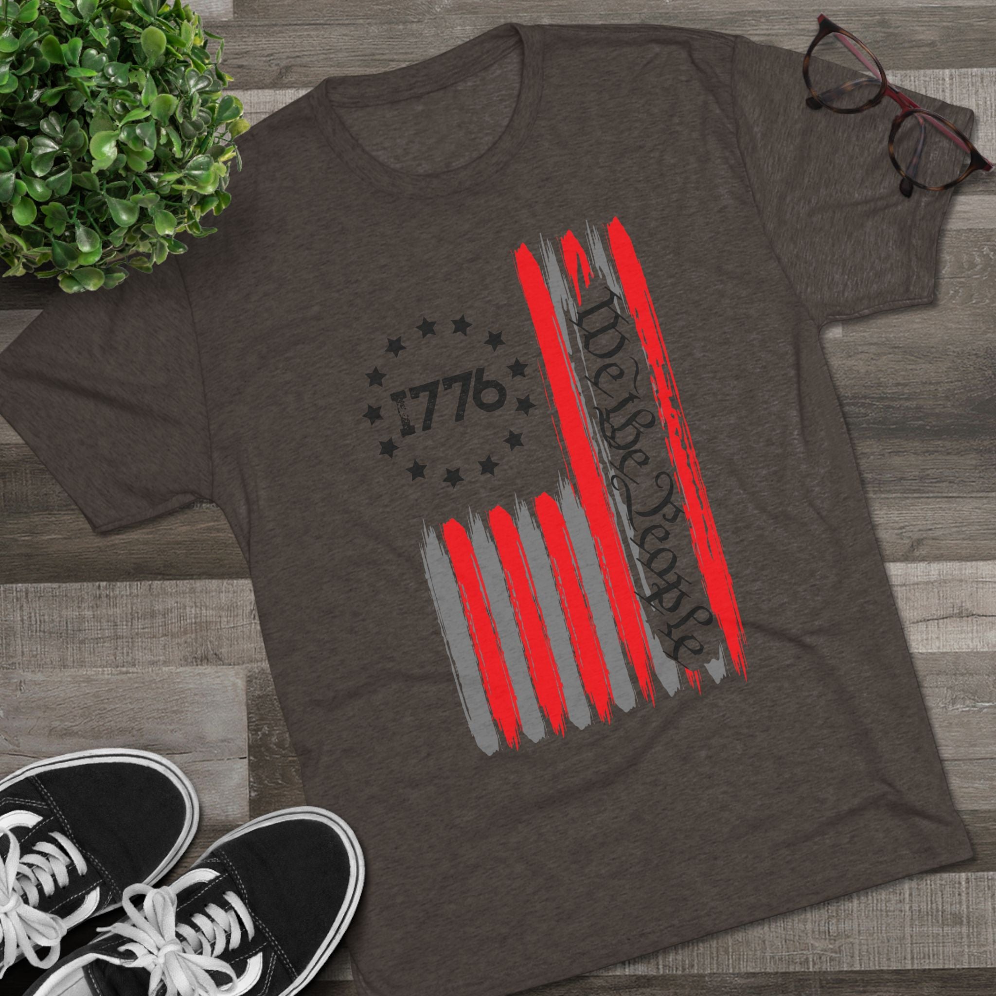 Patriotic Unisex Crew Tee - 1776 Heritage Shirt, USA Pride Apparel, Independence Day Gift, American Flag Top, Casual Summer Tee