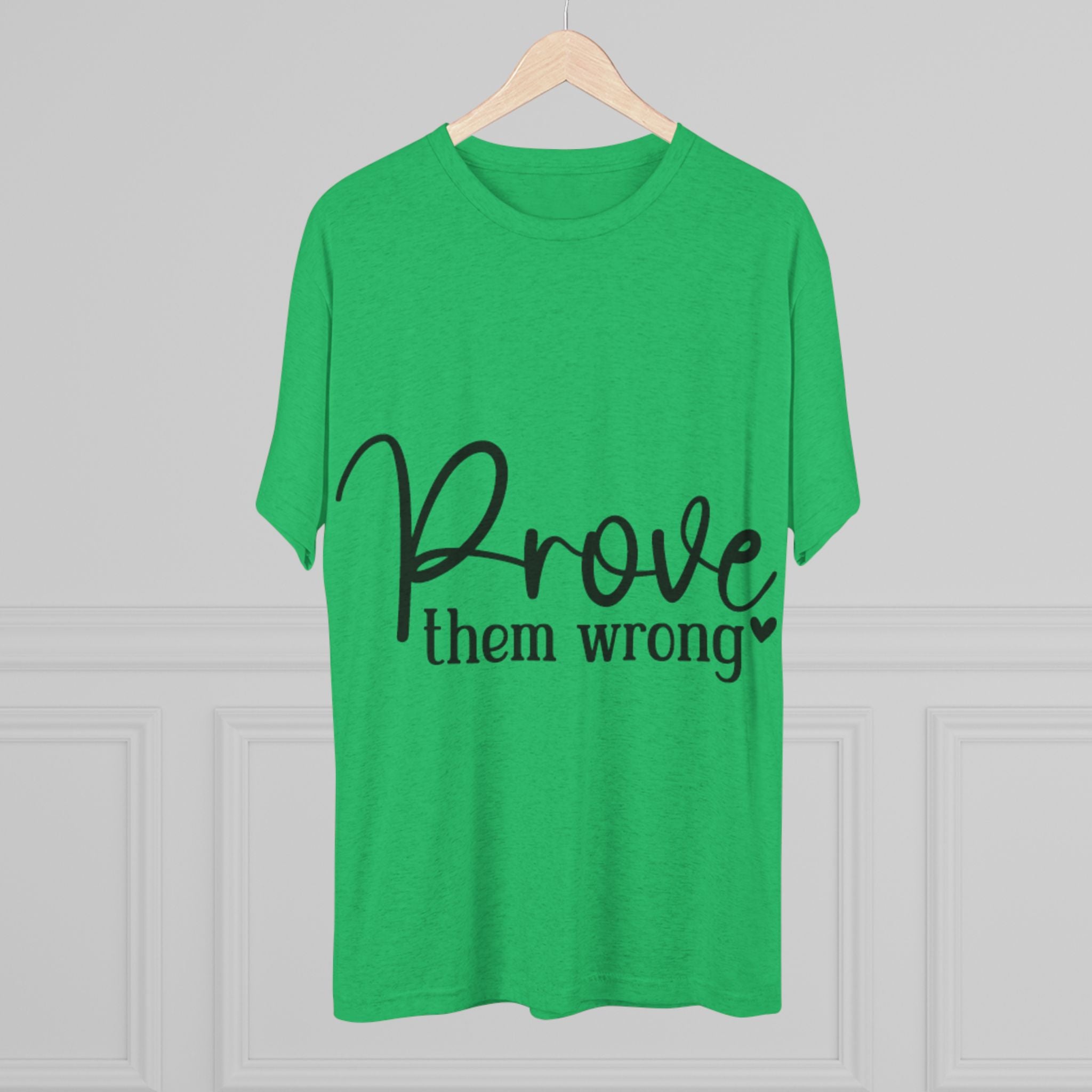 Moisture Wicking Tee - Prove them wrong, Inspirational Workout Shirt, Unisex Gym Top, Motivational Exercise T-Shirt, Fitness Apparel
