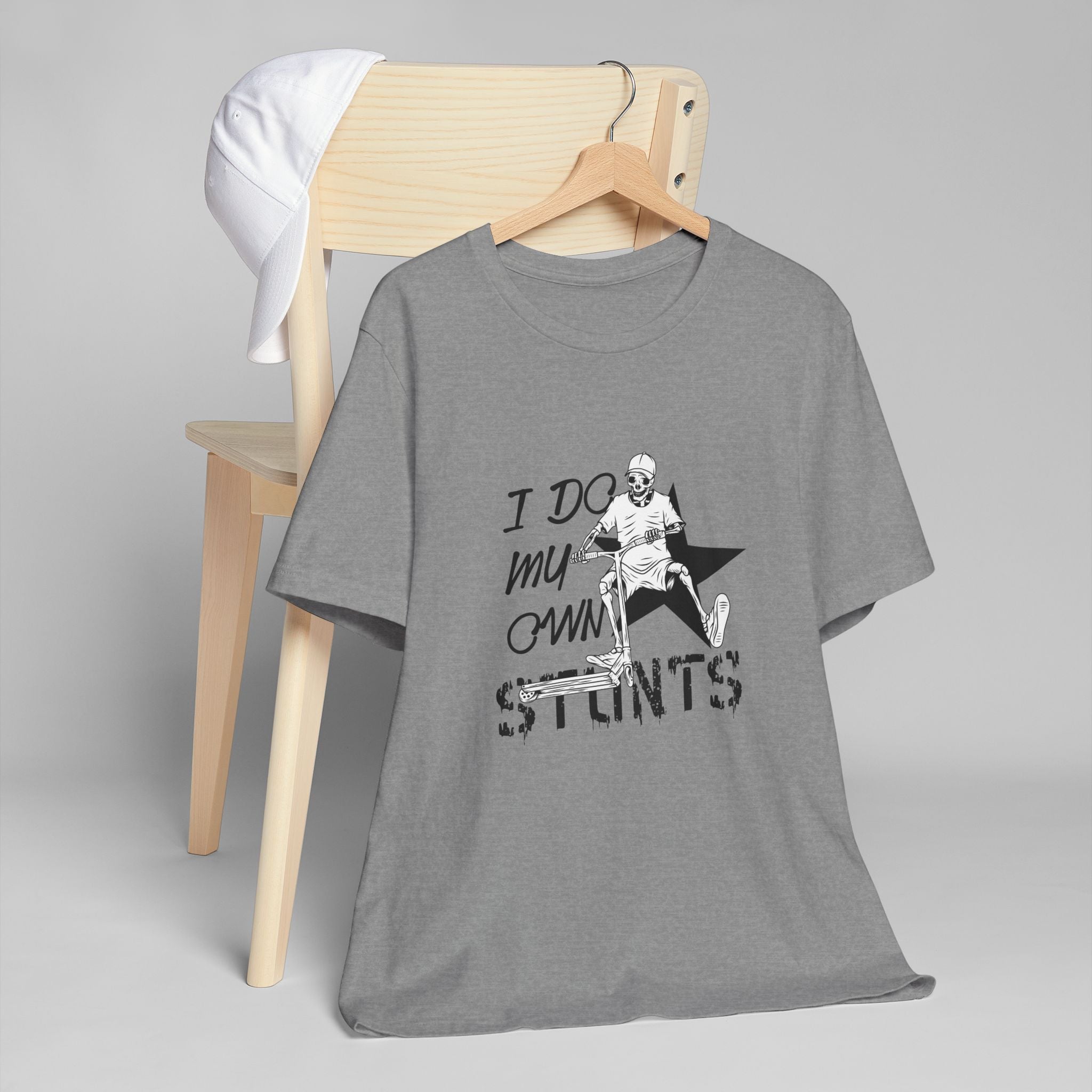 I Do My Own Stunts T-Shirt, Unisex Funny Tee, Adventure Lover Gift, Action Sports Top, Casual Wear