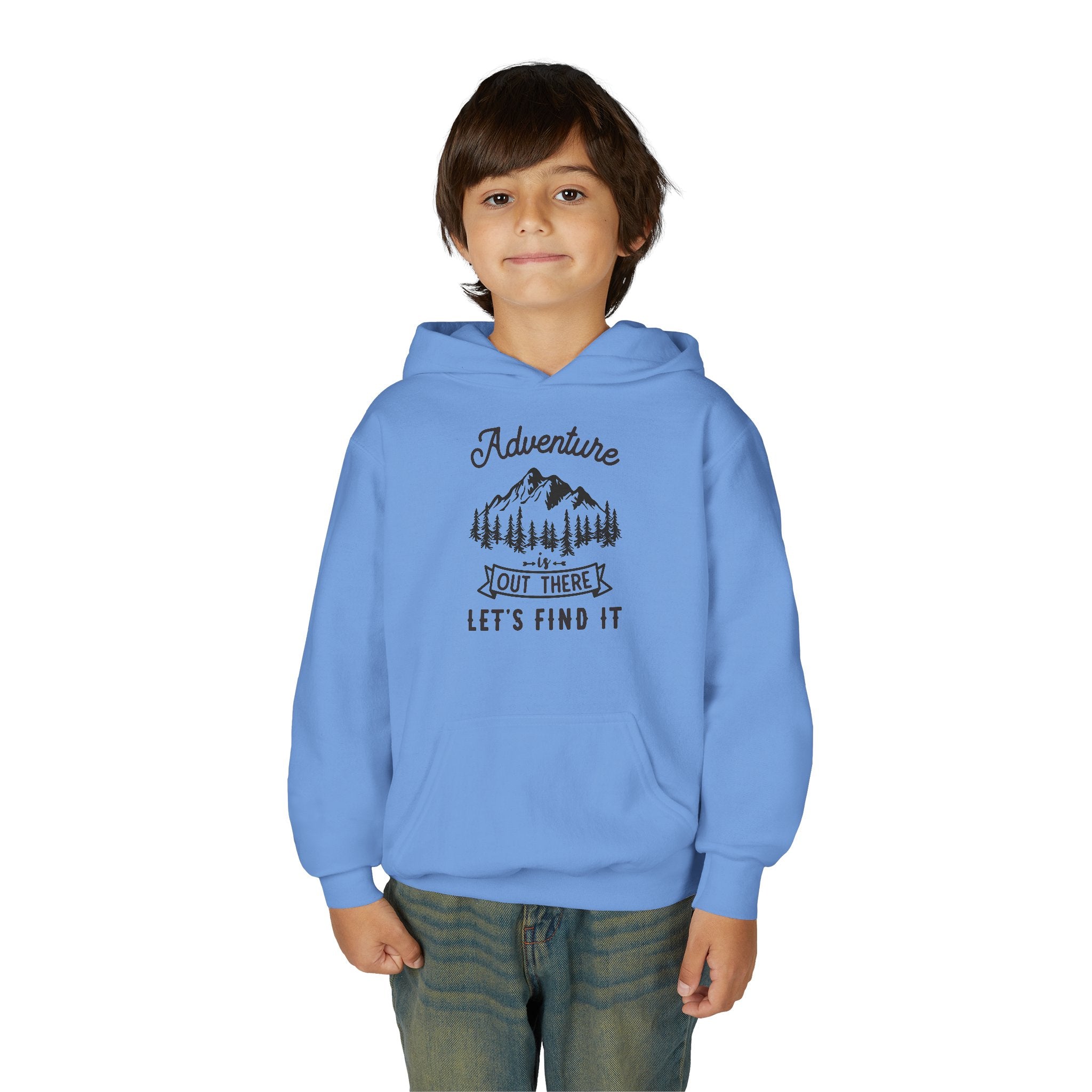 Adventure Awaits Kids Sweatshirt, Youth Outdoor Hoodie, Nature Lover Gift, Camping Sweatshirt, Adventure is Out There Sweatshirt
