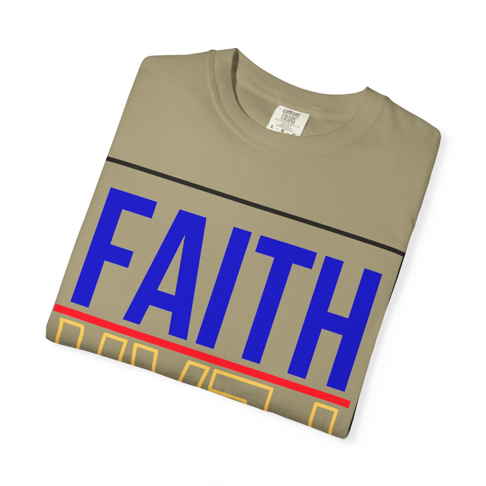 Unisex Faith & Fear T-Shirt, Inspirational Tee, Positive Message, Gift for Friends, Faith-Based Apparel, Casual Wear, Christian Merch