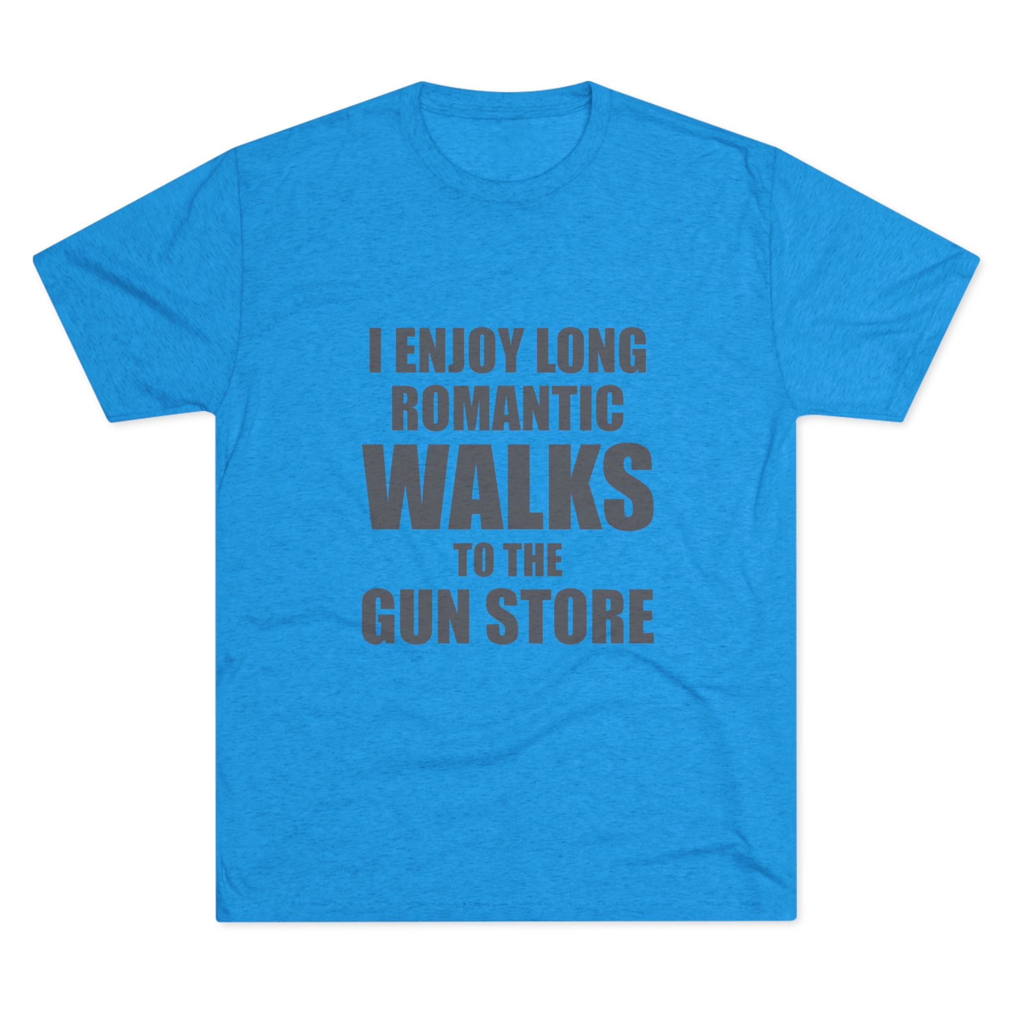 Gun Lover's Tri-Blend Tee - Romantic Walks Design