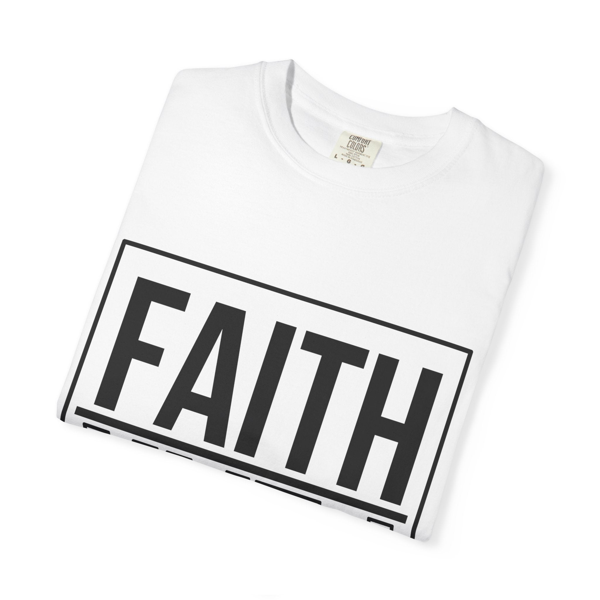 Unisex Faith & Fear T-Shirt, Inspirational Tee, Positive Message, Gift for Friends, Faith-Based Apparel, Casual Wear, Christian Merch