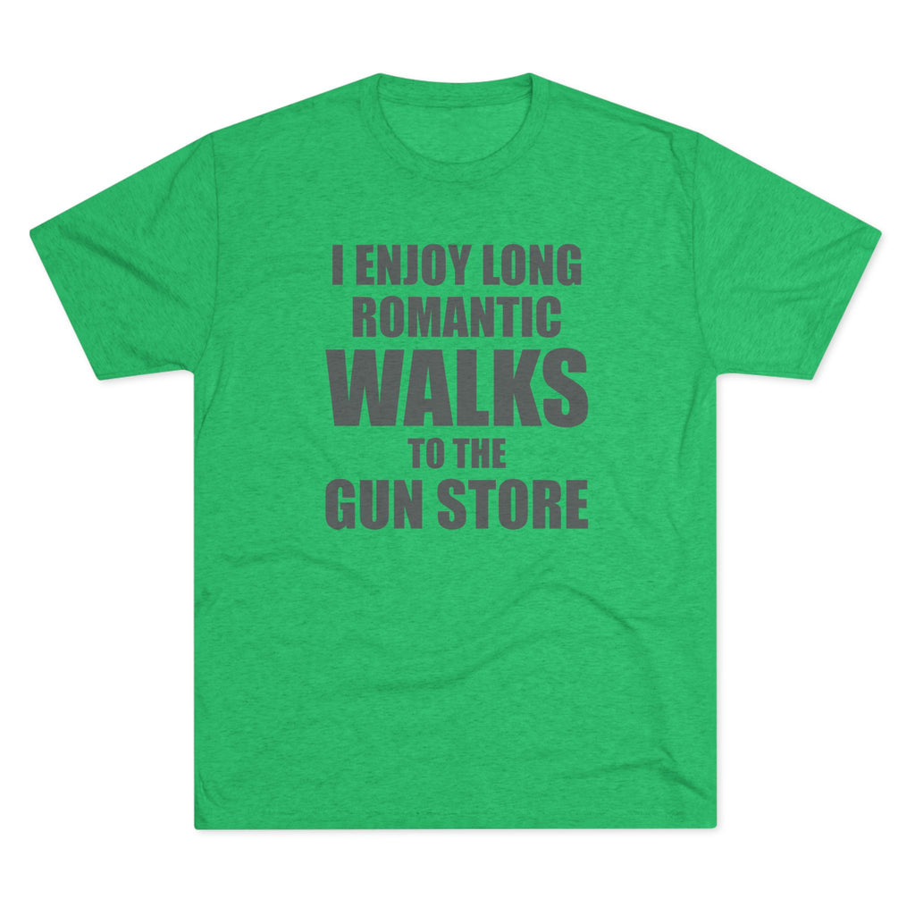 Gun Lover's Tri-Blend Tee - Romantic Walks Design