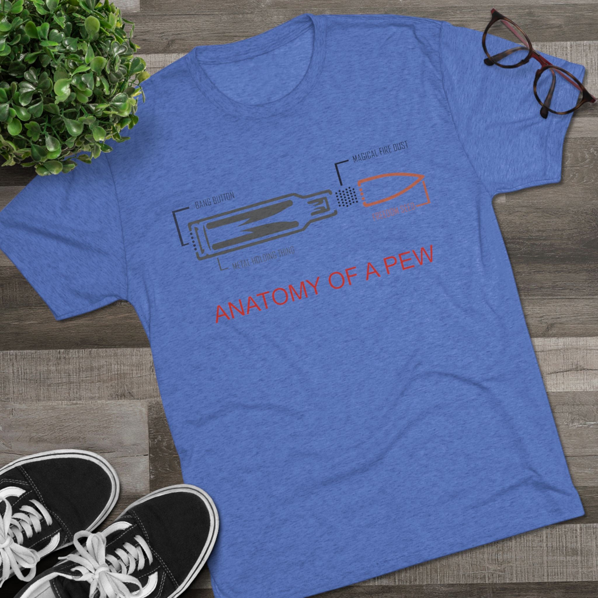 Unisex Tee - Anatomy of Pew Design