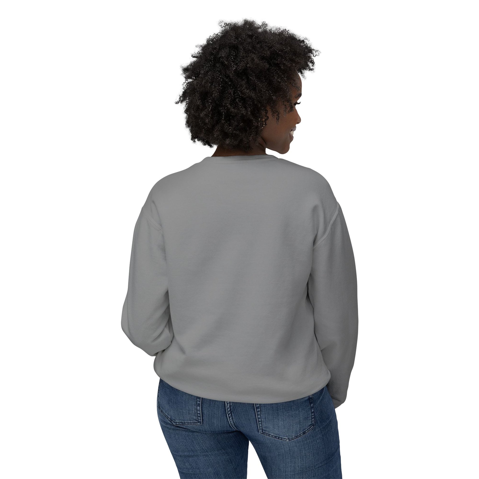 Dog Print Sweatshirt - Be Pawsome Lightweight Crewneck