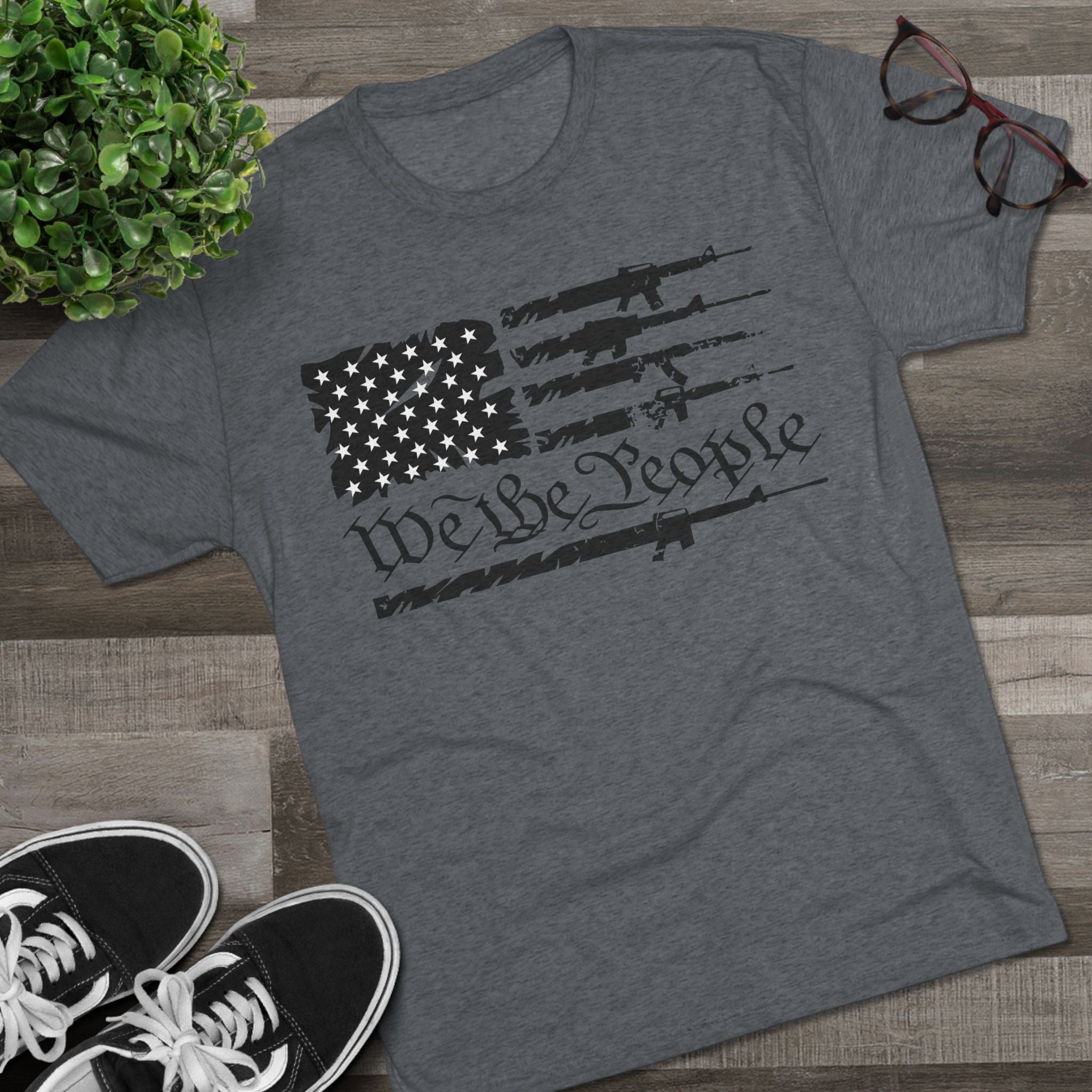 Gun Flag Tee - Unisex Crew