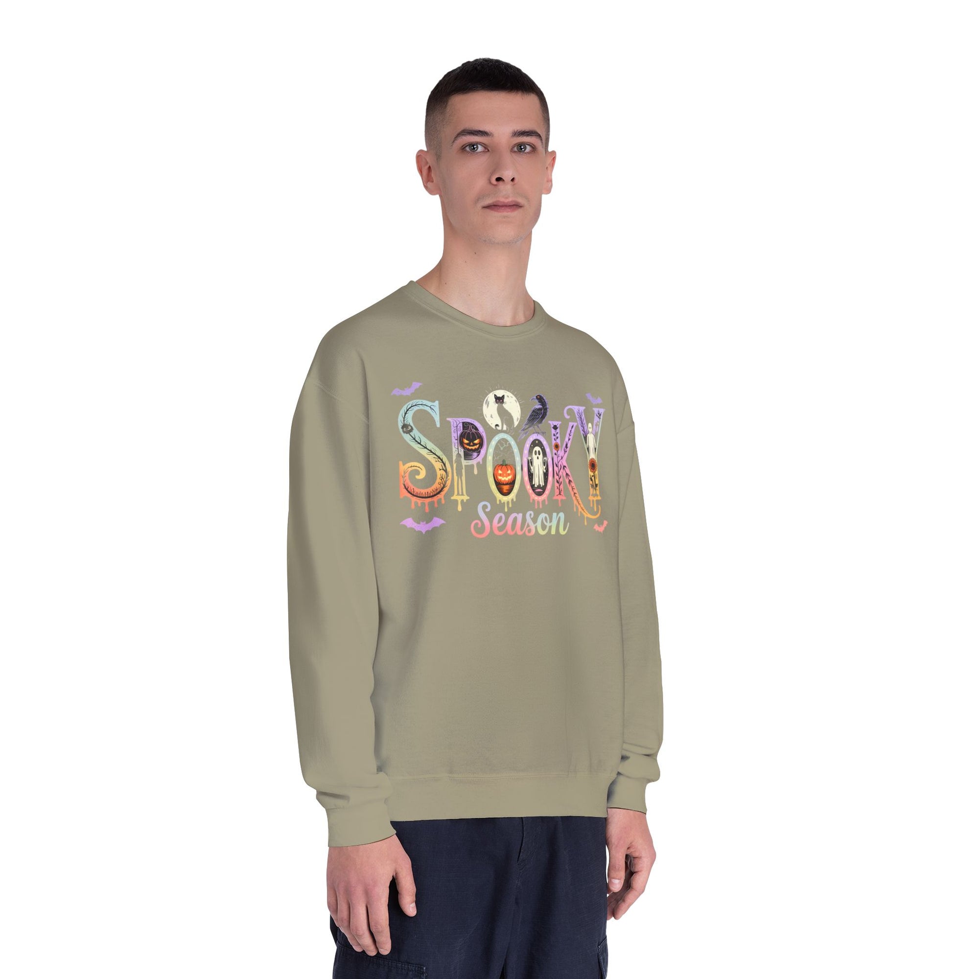 Spooky Season Crewneck Sweatshirt | Halloween Apparel, Cozy Fall Fashion, Unisex Sweatshirt, Festive Outfit, Gift for Halloween Lovers
