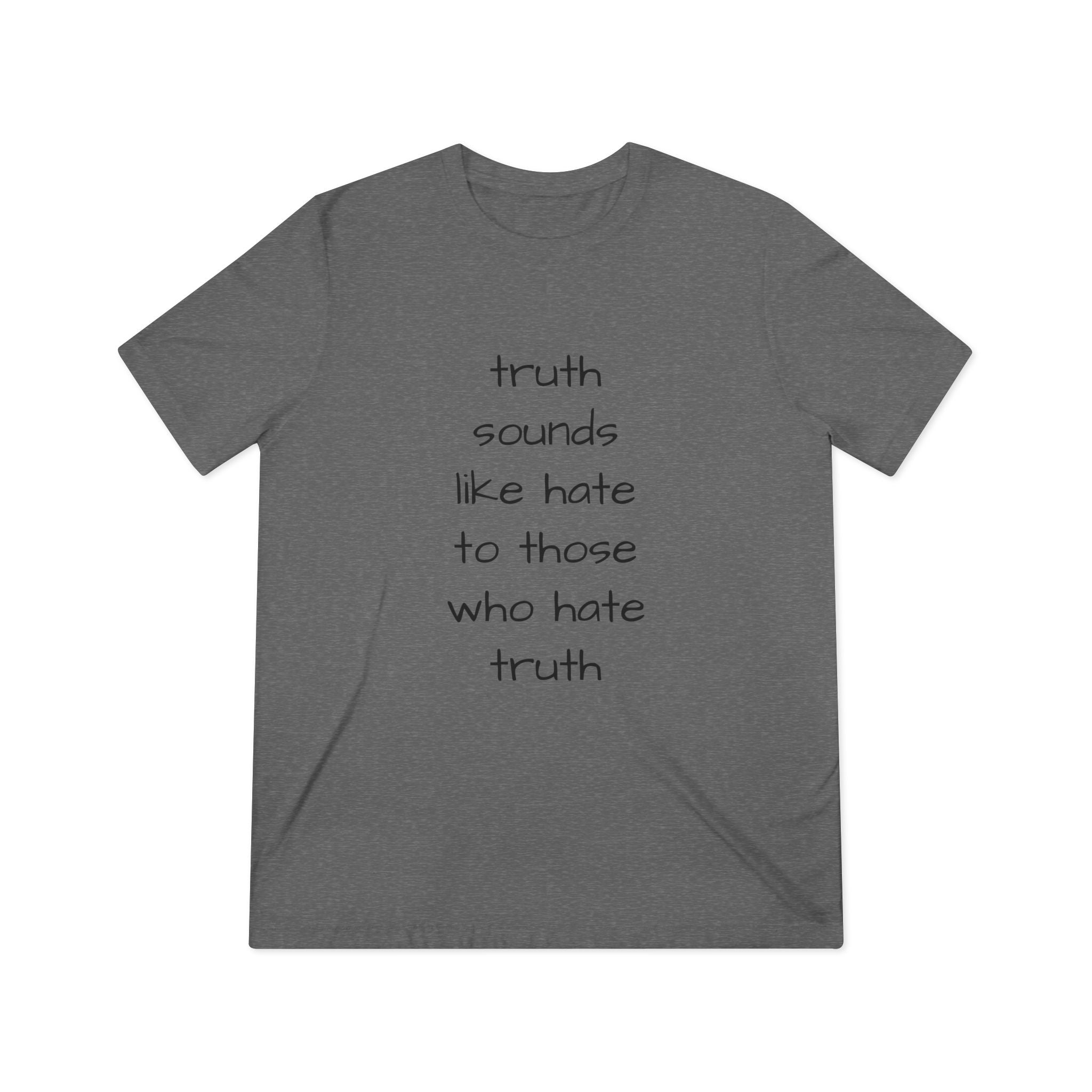 Truth Quotes Unisex Triblend Tee, Inspirational Graphic Tee, Philosophy T-Shirt, Think Deep Shirt, Wisdom Quote Top