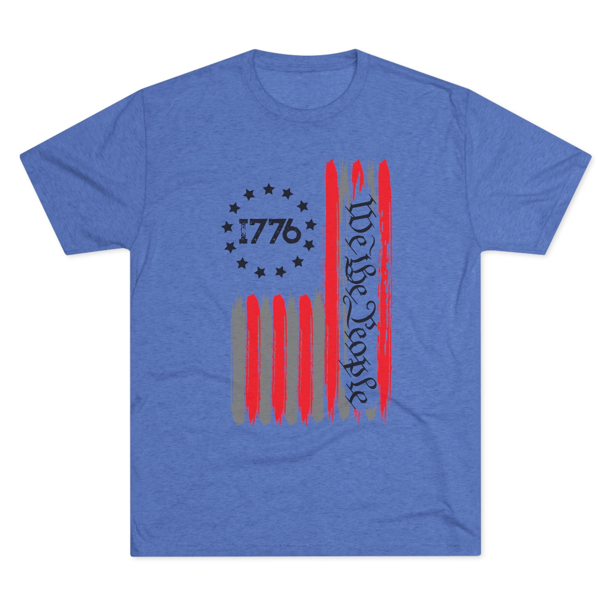 Patriotic Unisex Crew Tee - 1776 Heritage Shirt, USA Pride Apparel, Independence Day Gift, American Flag Top, Casual Summer Tee