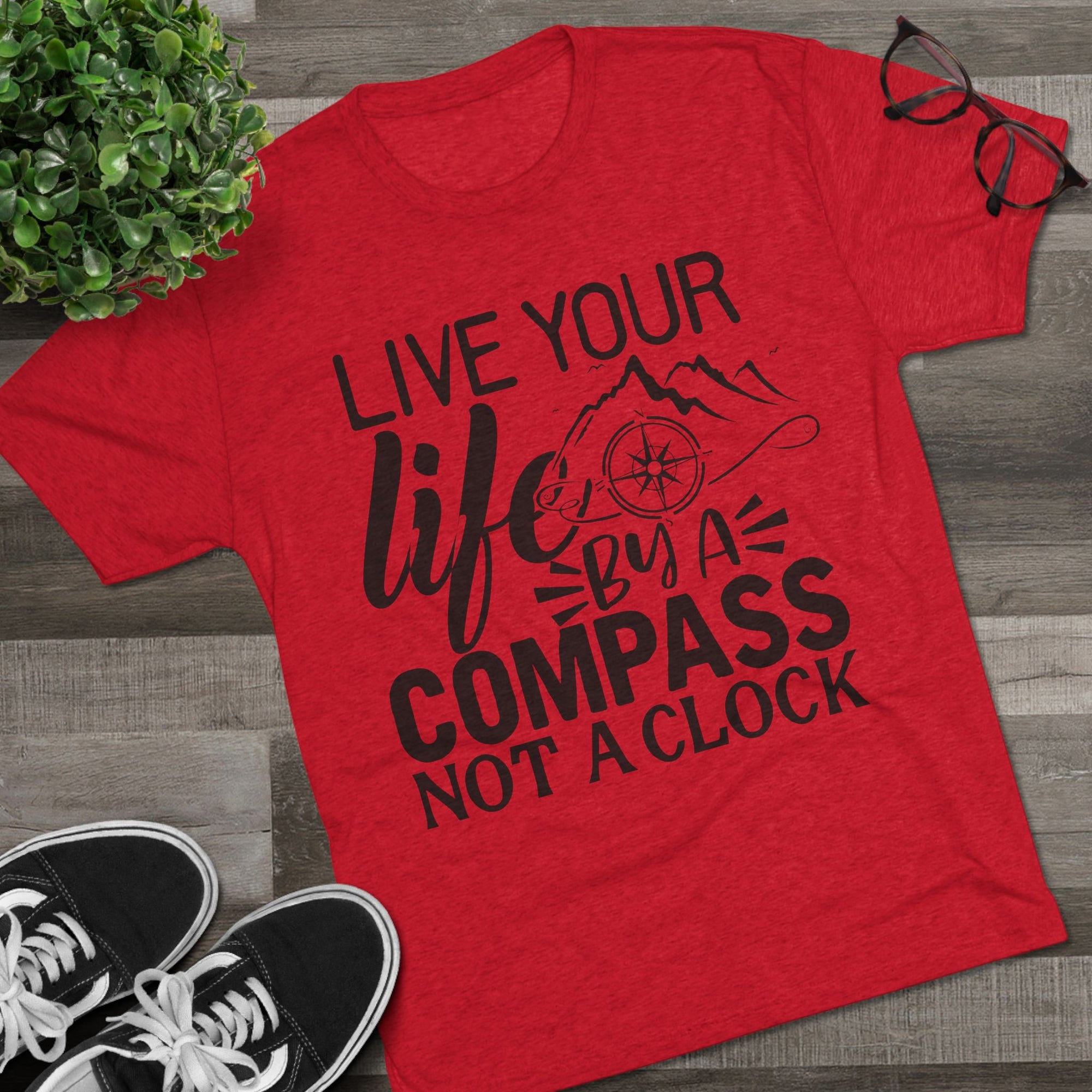 Adventures Await Tri-Blend Tee | Wanderlust Shirt, Travel Gift, Nature Lover Tee, Outdoor Adventure Shirt, Inspirational T-Shirt