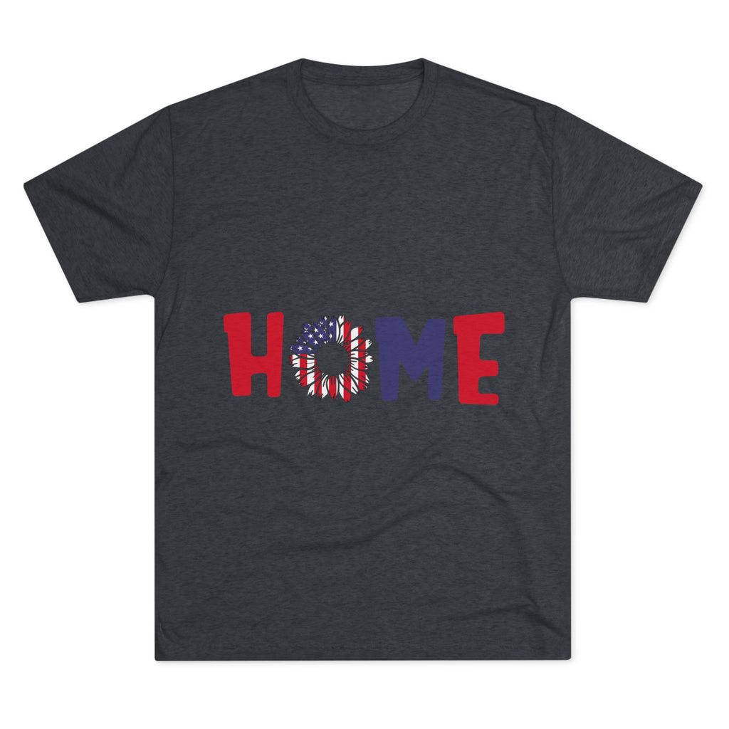 Graphic Tee Home in Red White and Blue Unisex Shirt