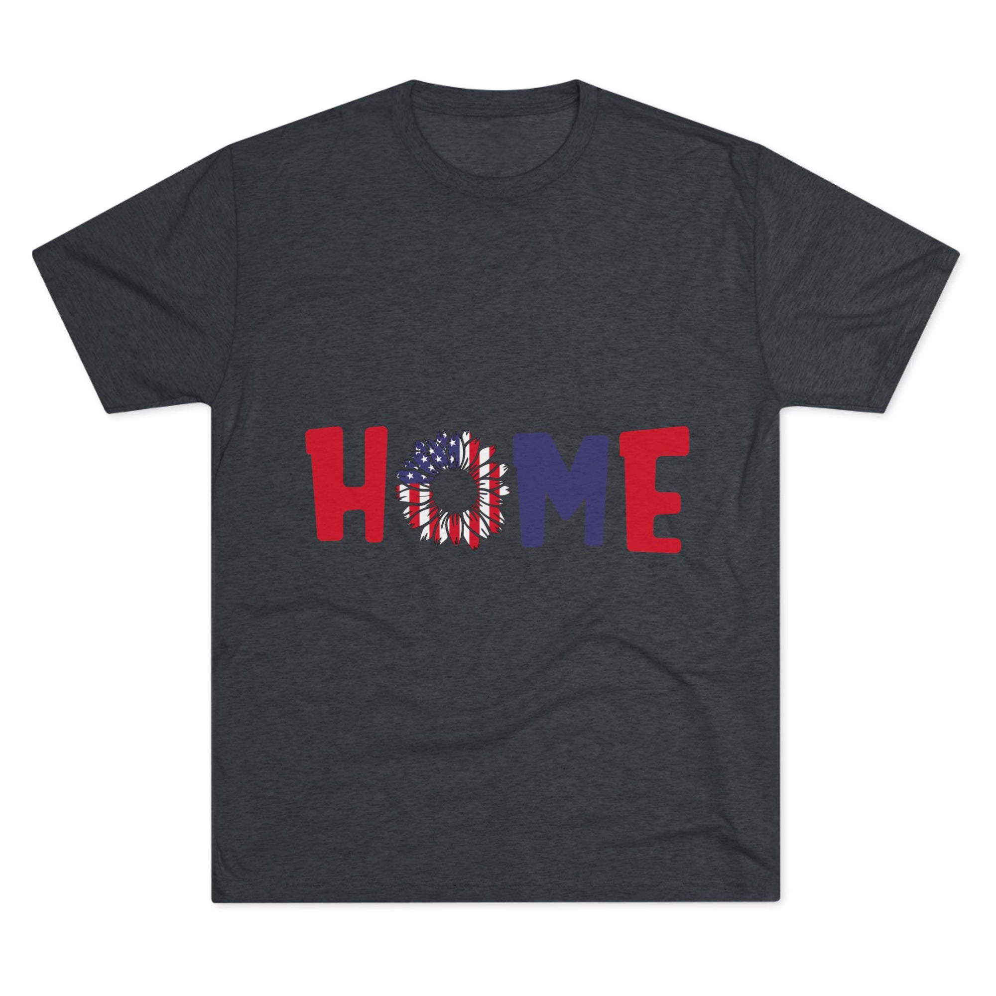 Graphic Tee Home in Red White and Blue Unisex Shirt