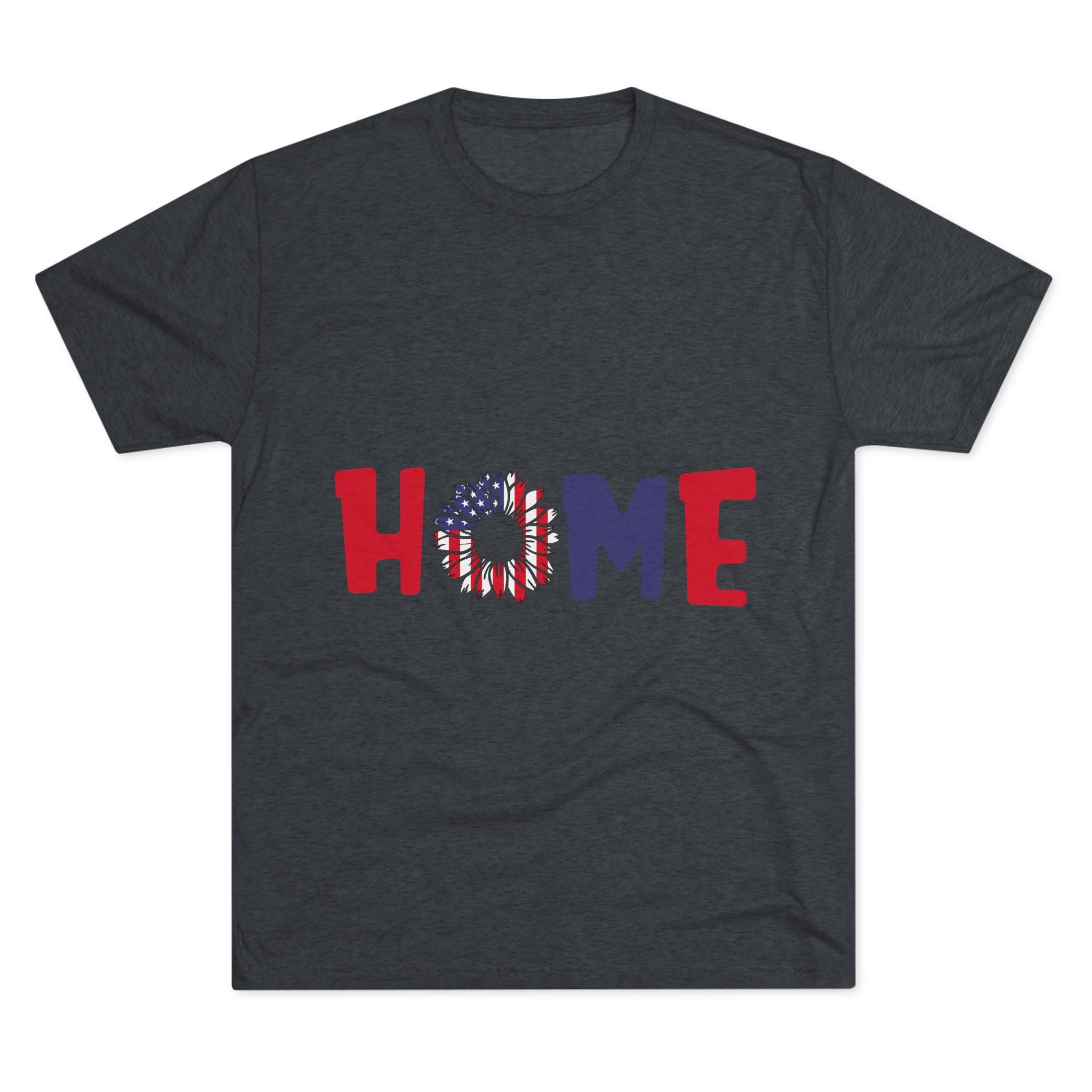 Graphic Tee Home in Red White and Blue Unisex Shirt