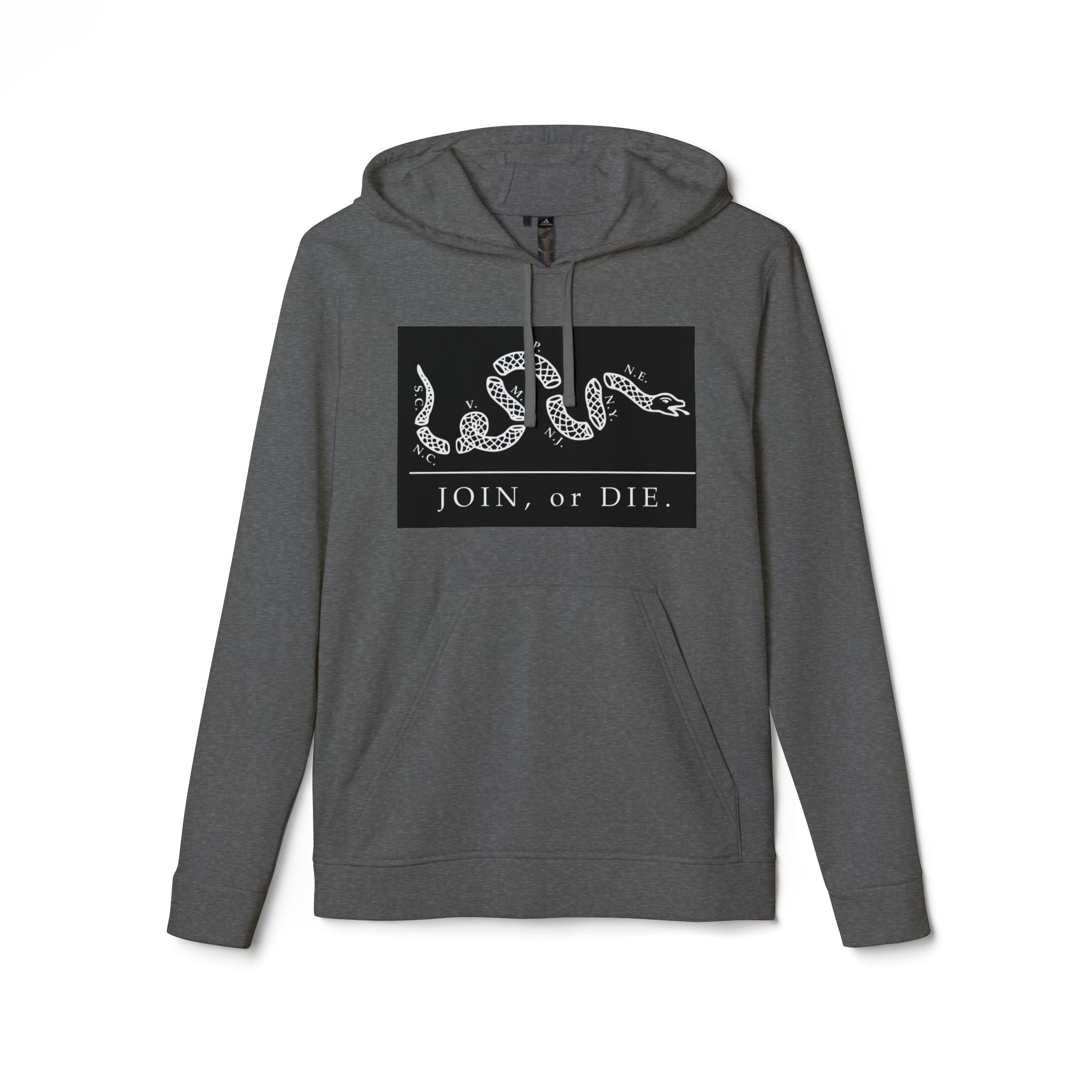 Fleece Hoodie - Bold Lines Design