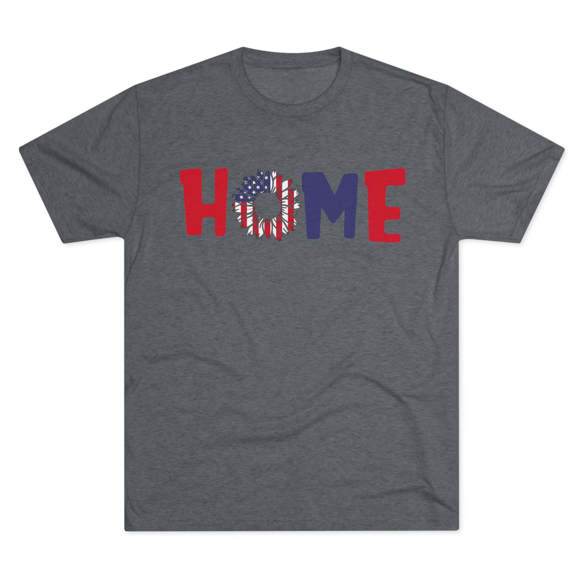 Graphic Tee Home in Red White and Blue Unisex Shirt