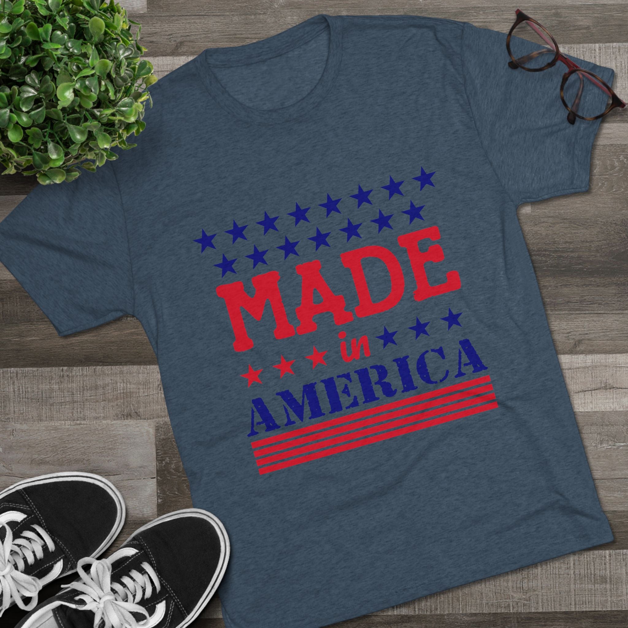 American Made Unisex Tri-Blend Tee