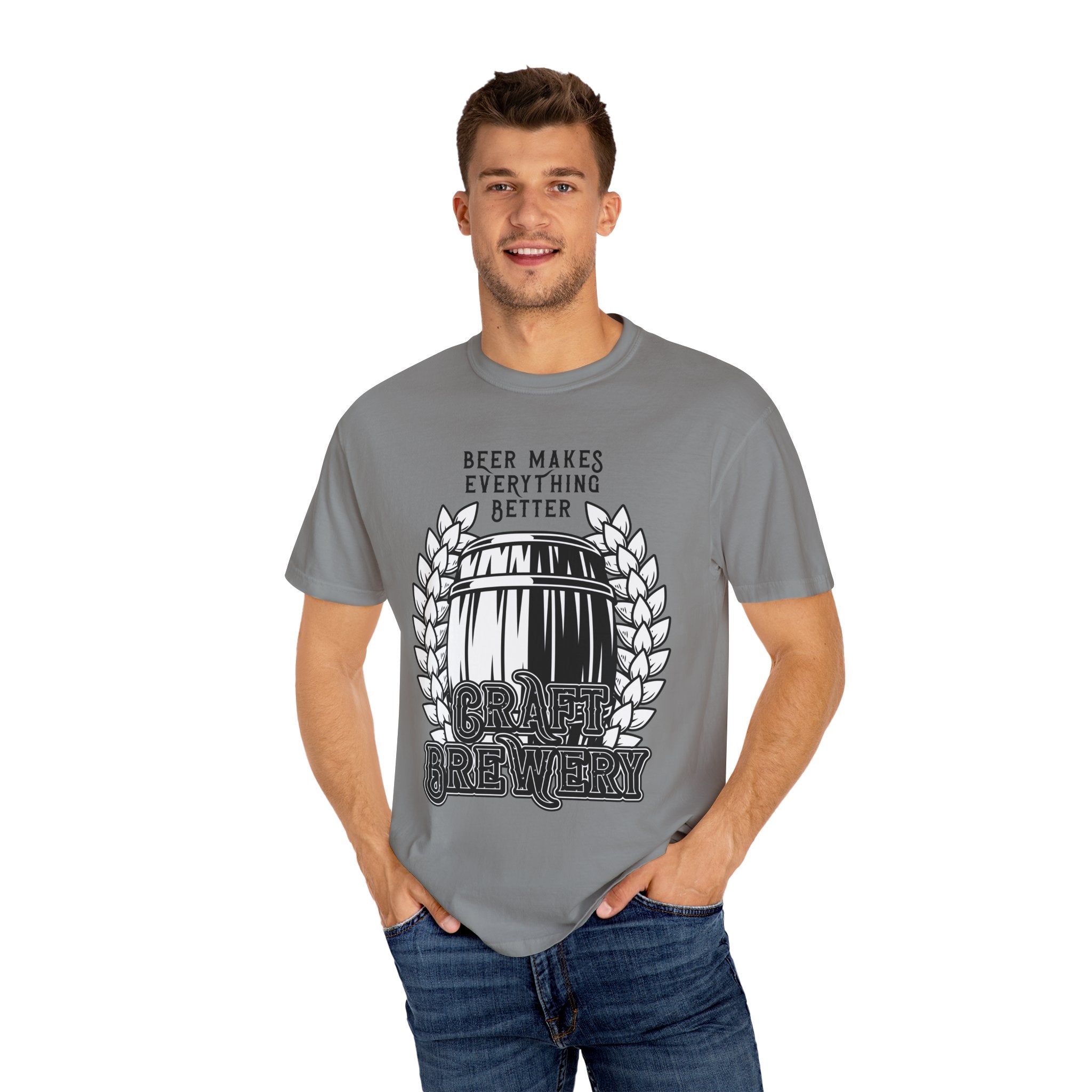 Craft Brewery T-Shirt, Beer Lover Gift, Unisex Graphic Tee, Beer Enthusiast Apparel, Homebrew Gifts, Fun Drinking Shirt