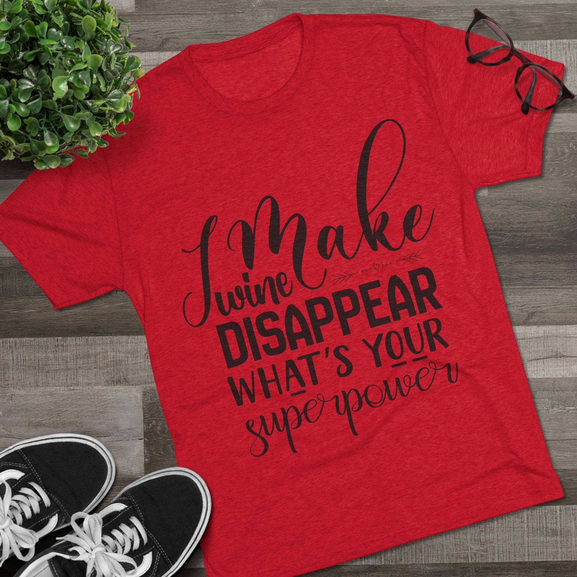 T-Shirt - What's Your Super Power Unisex Tri-Blend Crew Tee