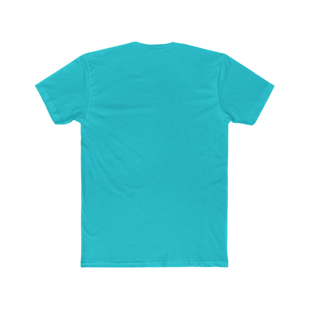 Christian Tee - Funny Bright Colorful Walking by Faith Unisex Cotton Crew Tee
