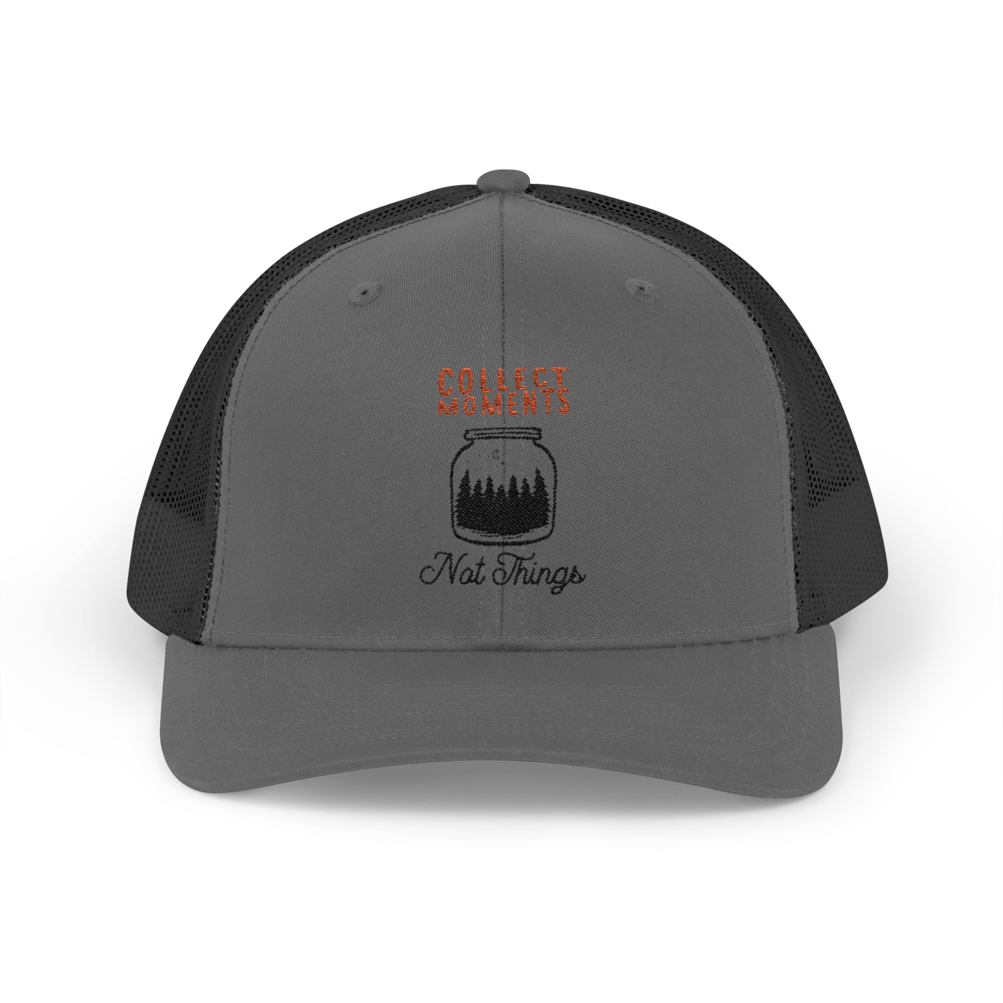Collect Moments Snapback Trucker Cap, Outdoor Hat, Gift for Him, Adjustable Cap, Adventure Cap, Festival Wear, Nature Lover Gift