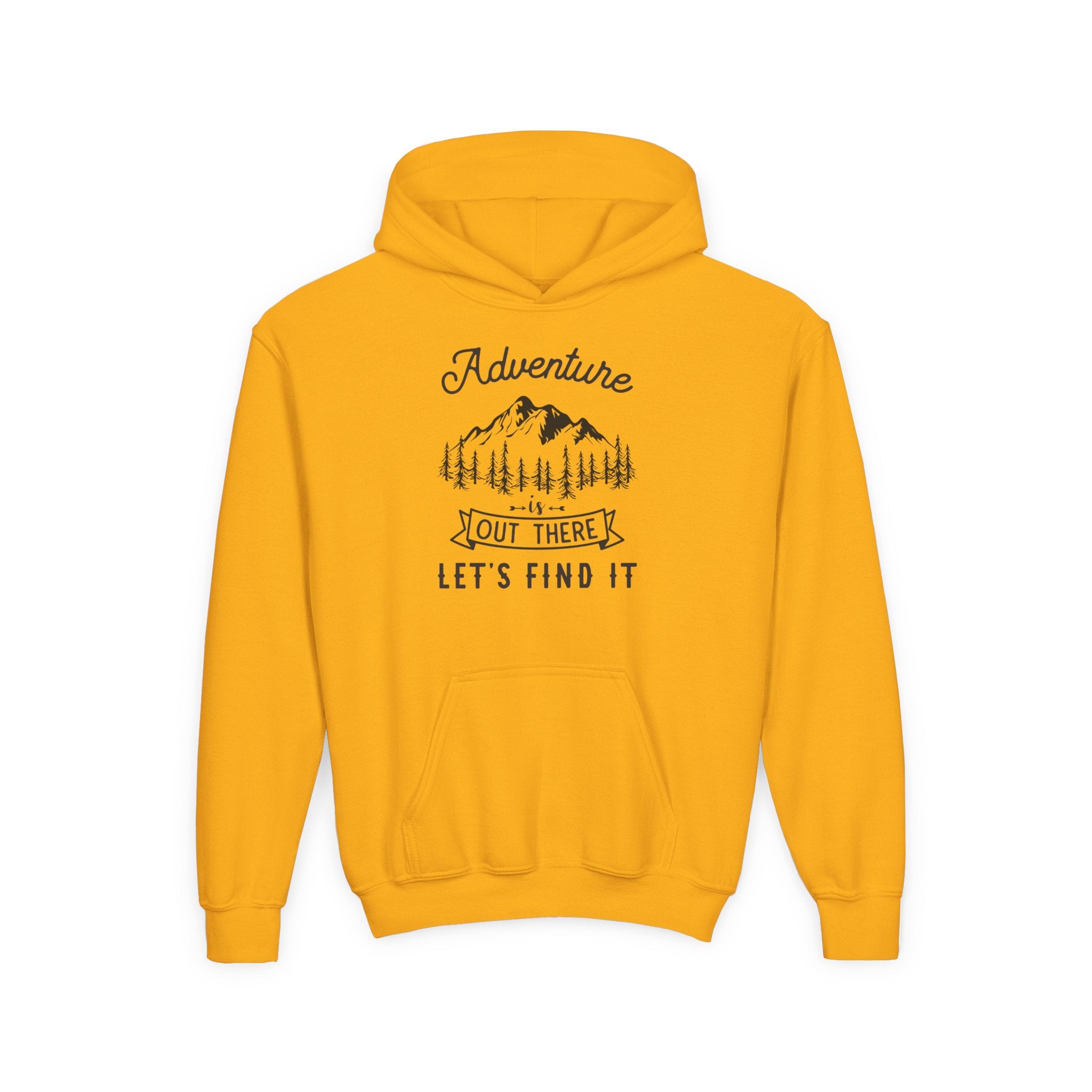 Adventure Awaits Kids Sweatshirt, Youth Outdoor Hoodie, Nature Lover Gift, Camping Sweatshirt, Adventure is Out There Sweatshirt