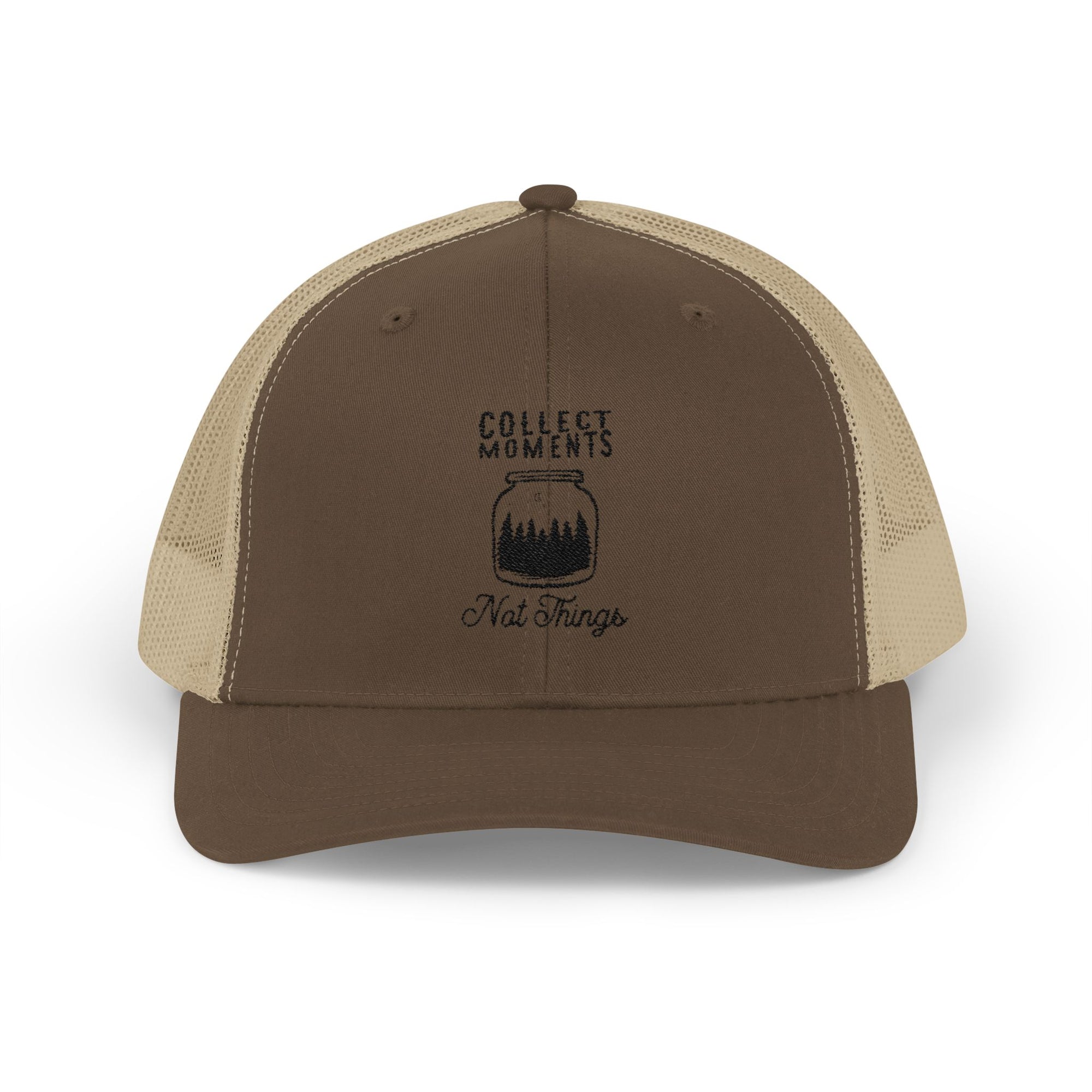 Collect Moments Snapback Trucker Cap, Outdoor Hat, Gift for Him, Adjustable Cap, Adventure Cap, Festival Wear, Nature Lover Gift