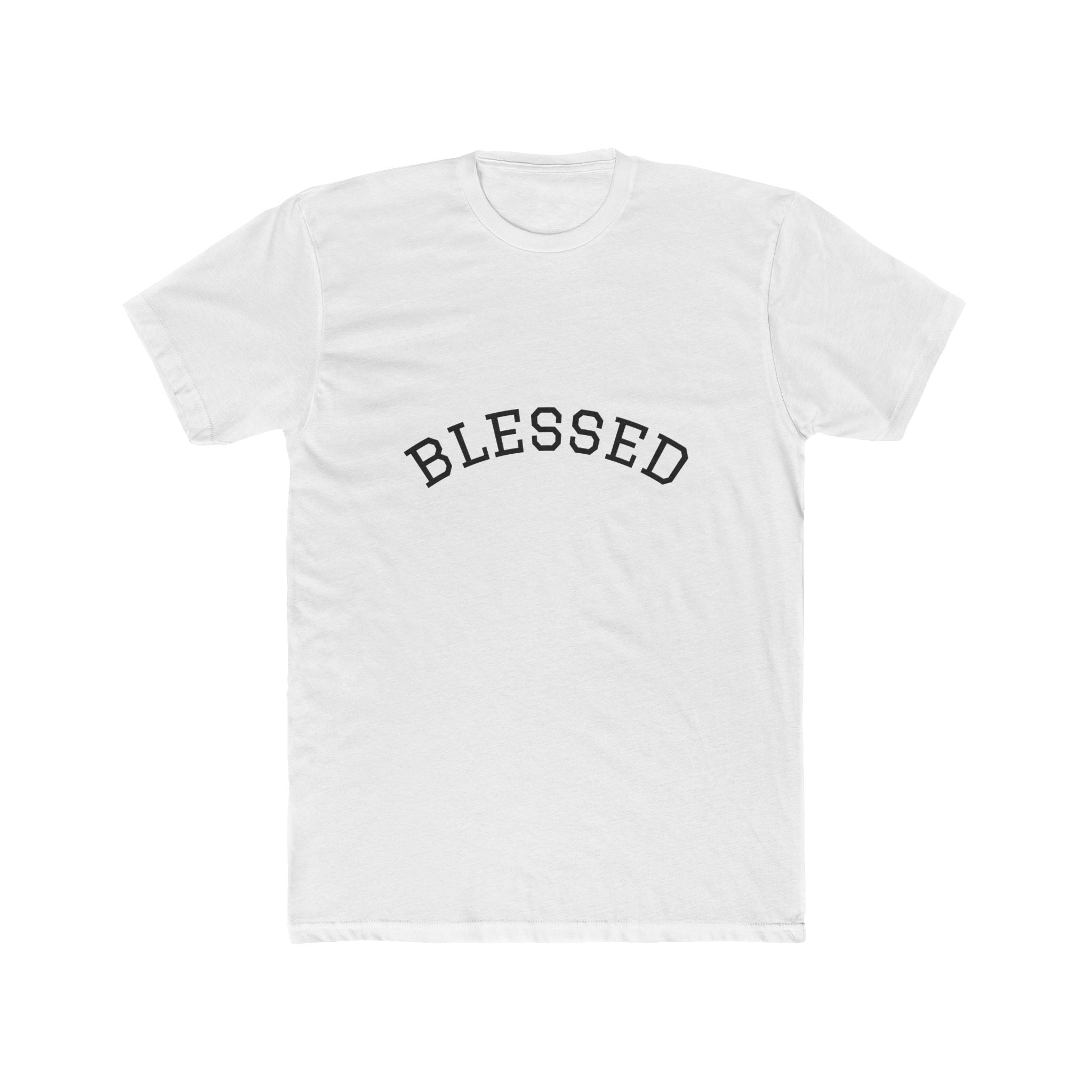 Copy of Blessed Unisex Cotton Crew Tee, Inspirational Gift, Casual Wear, Birthday, Thanksgiving Apparel, Everyday Tee