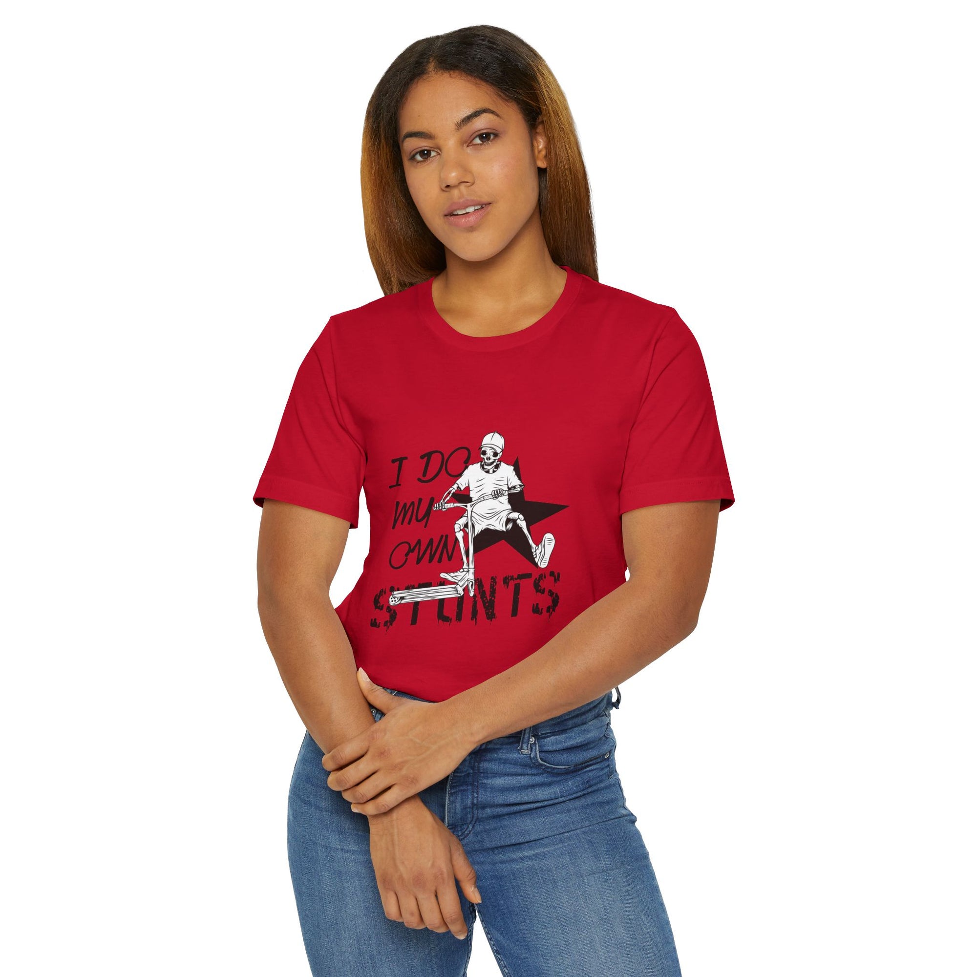 I Do My Own Stunts T-Shirt, Unisex Funny Tee, Adventure Lover Gift, Action Sports Top, Casual Wear