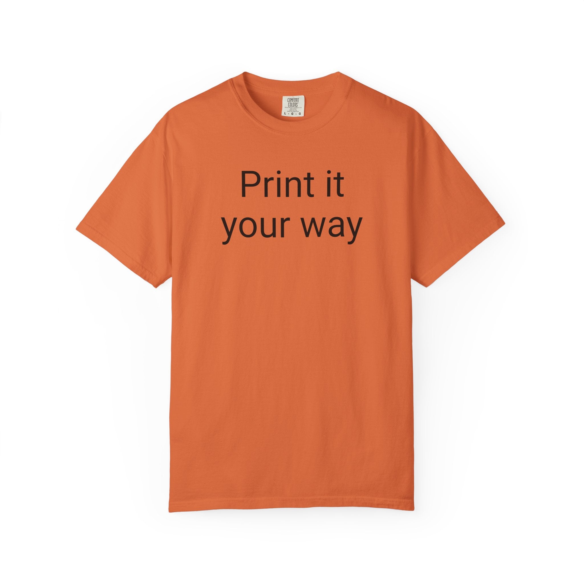 Customizable Unisex T-Shirt | Print It Your Way | Gift for Friends, DIY Fashion, Casual Wear, Birthday Gift, Personalize Your Style