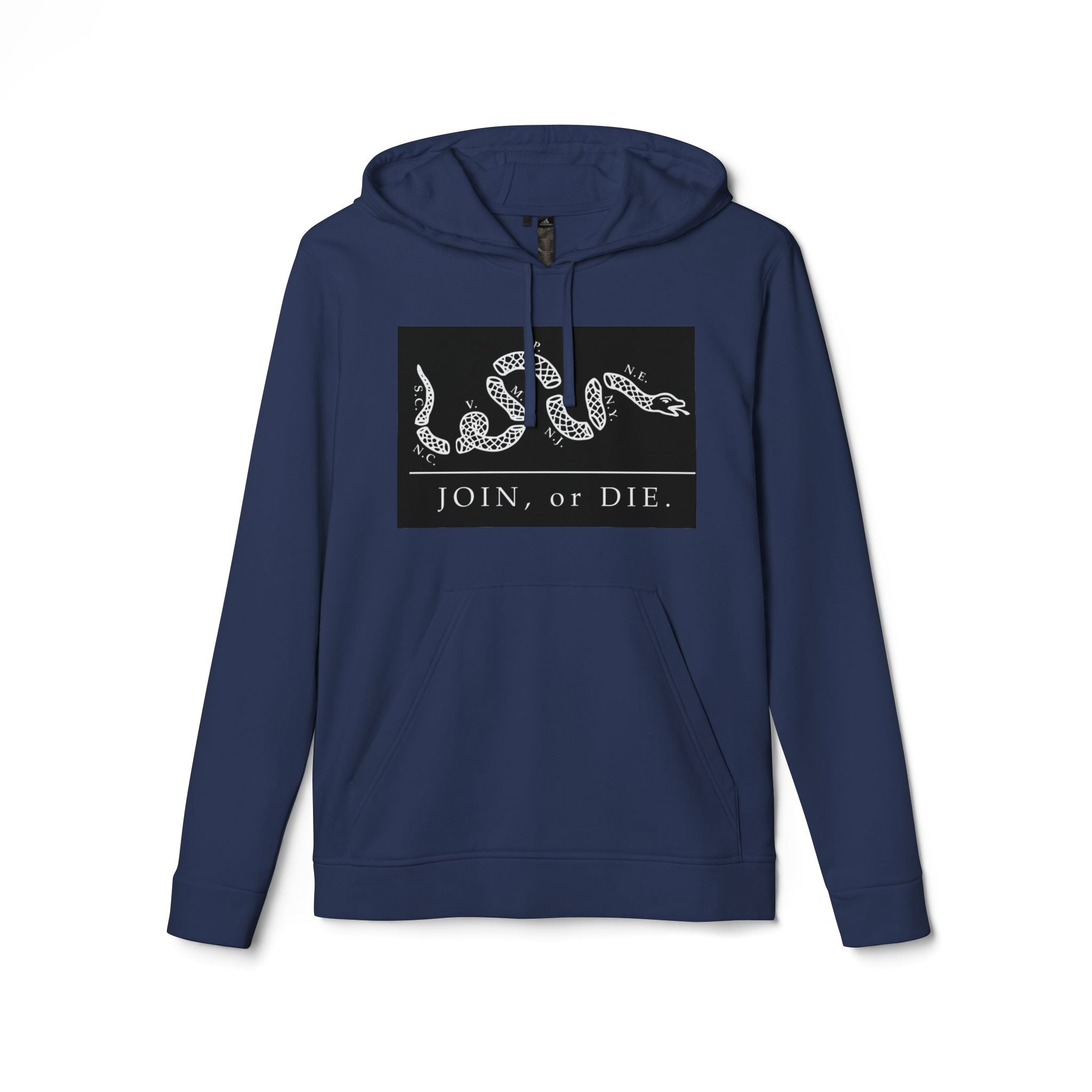 Fleece Hoodie - Bold Lines Design