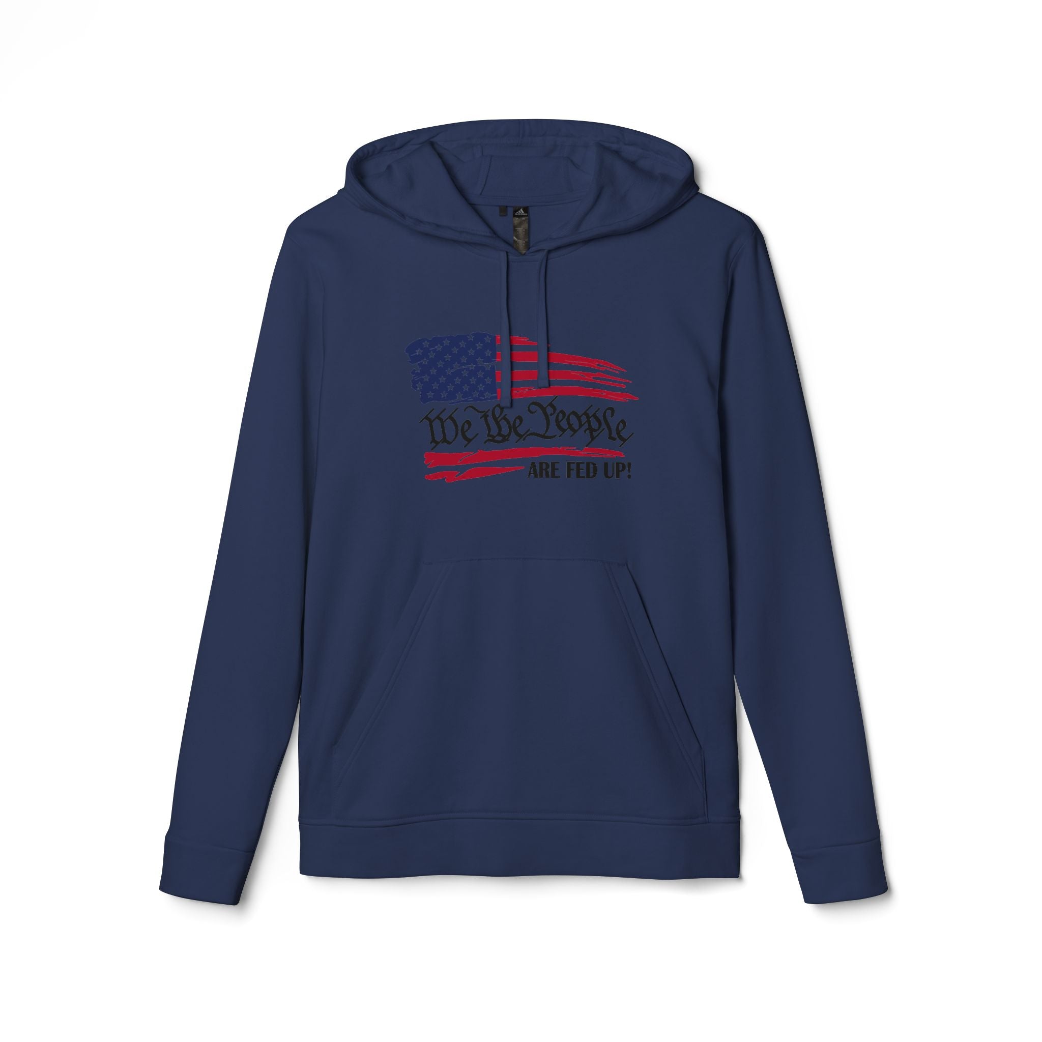 Fleece Hoodie - Bold Lines Design