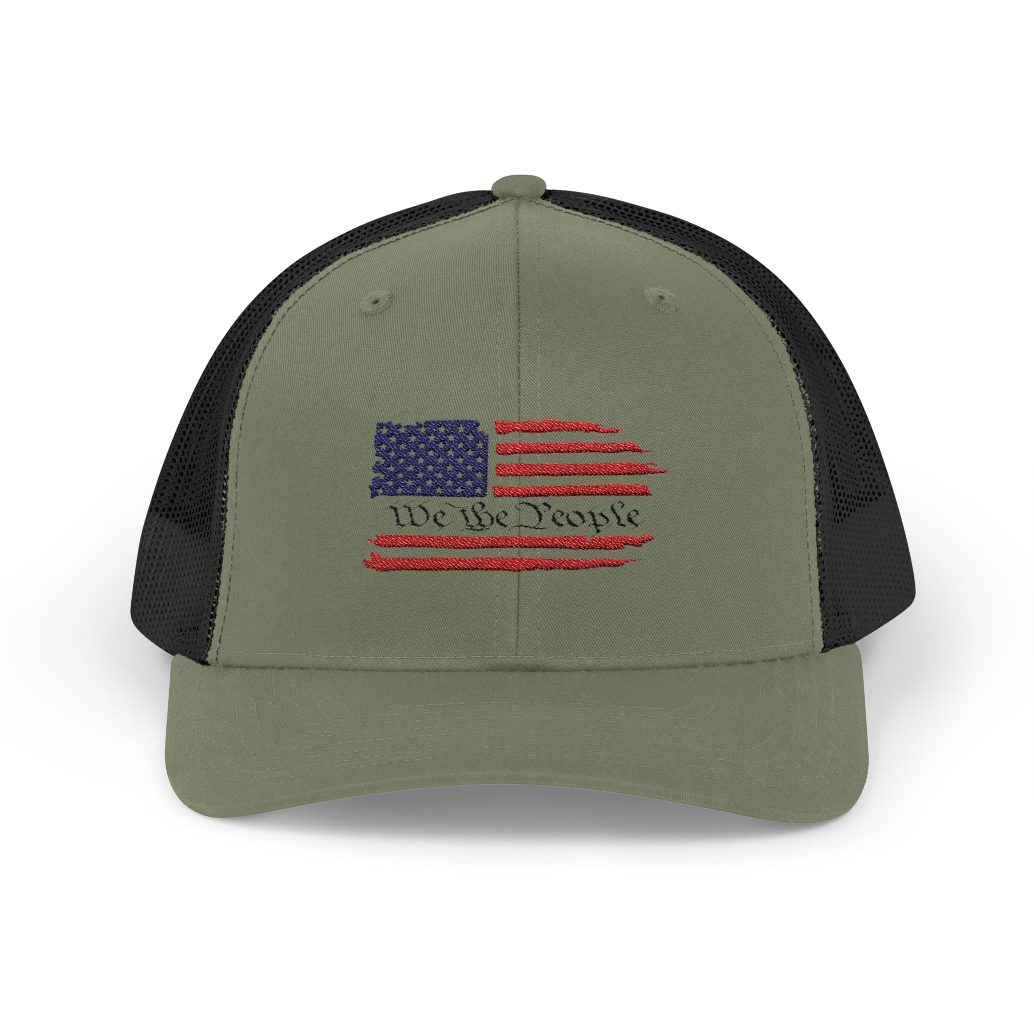 Trucker Cap We the People American Flag Snapback