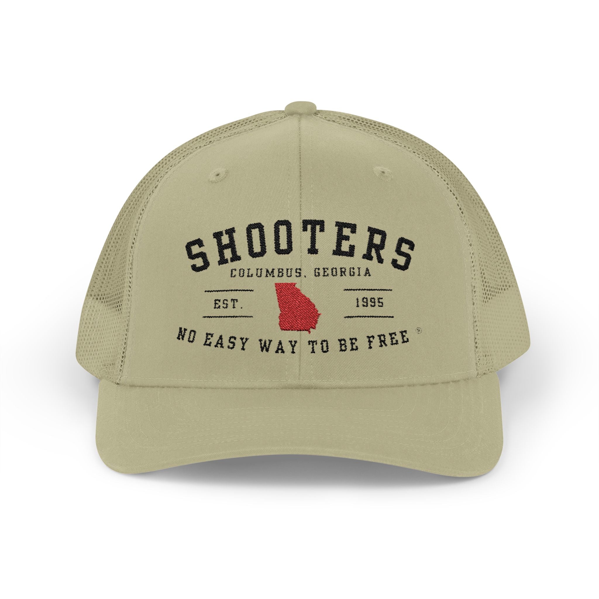 Shooters of Columbus Snapback Trucker Cap (Black lettering)