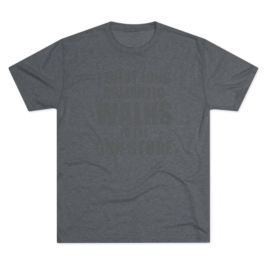 Gun Lover's Tri-Blend Tee - Romantic Walks Design