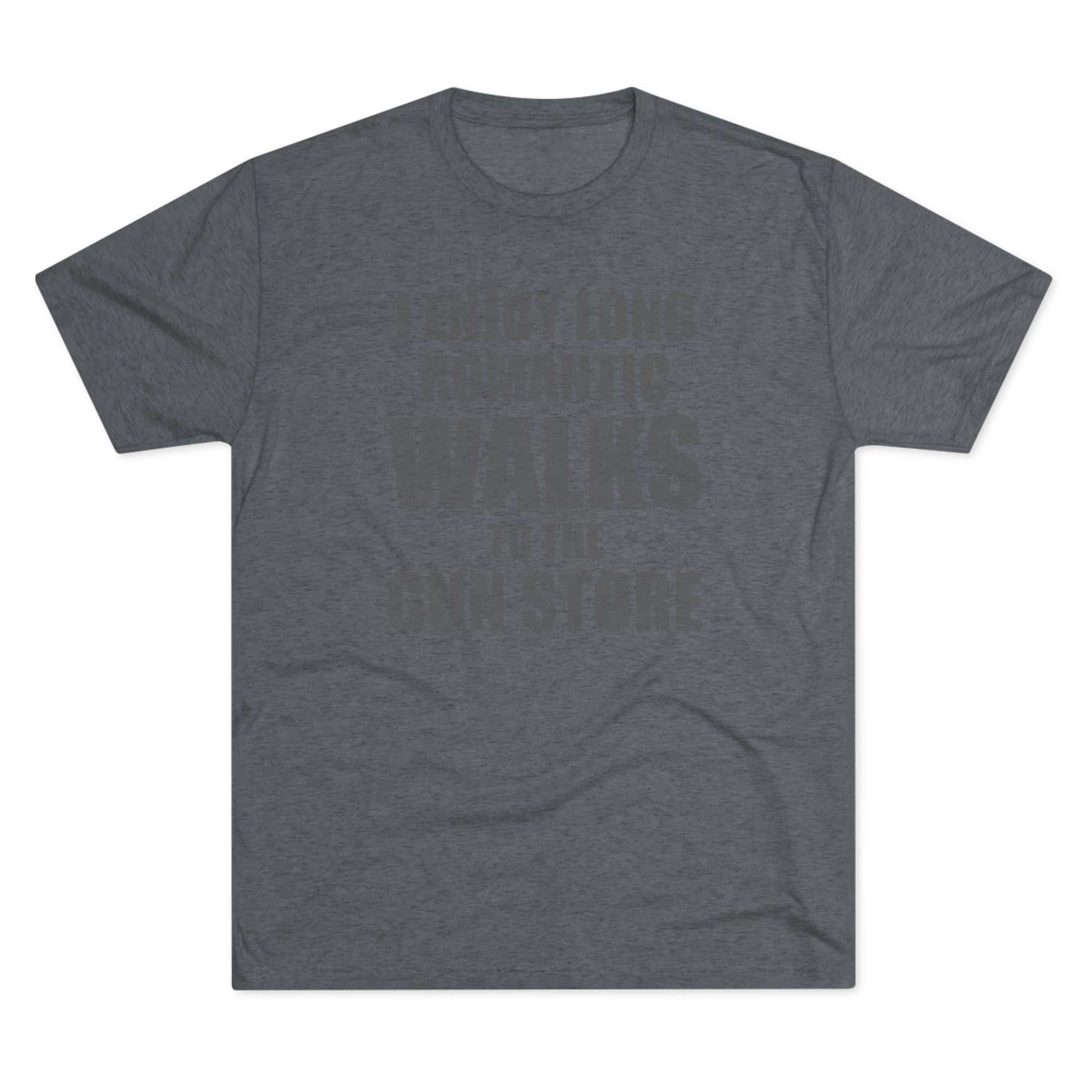 Gun Lover's Tri-Blend Tee - Romantic Walks Design