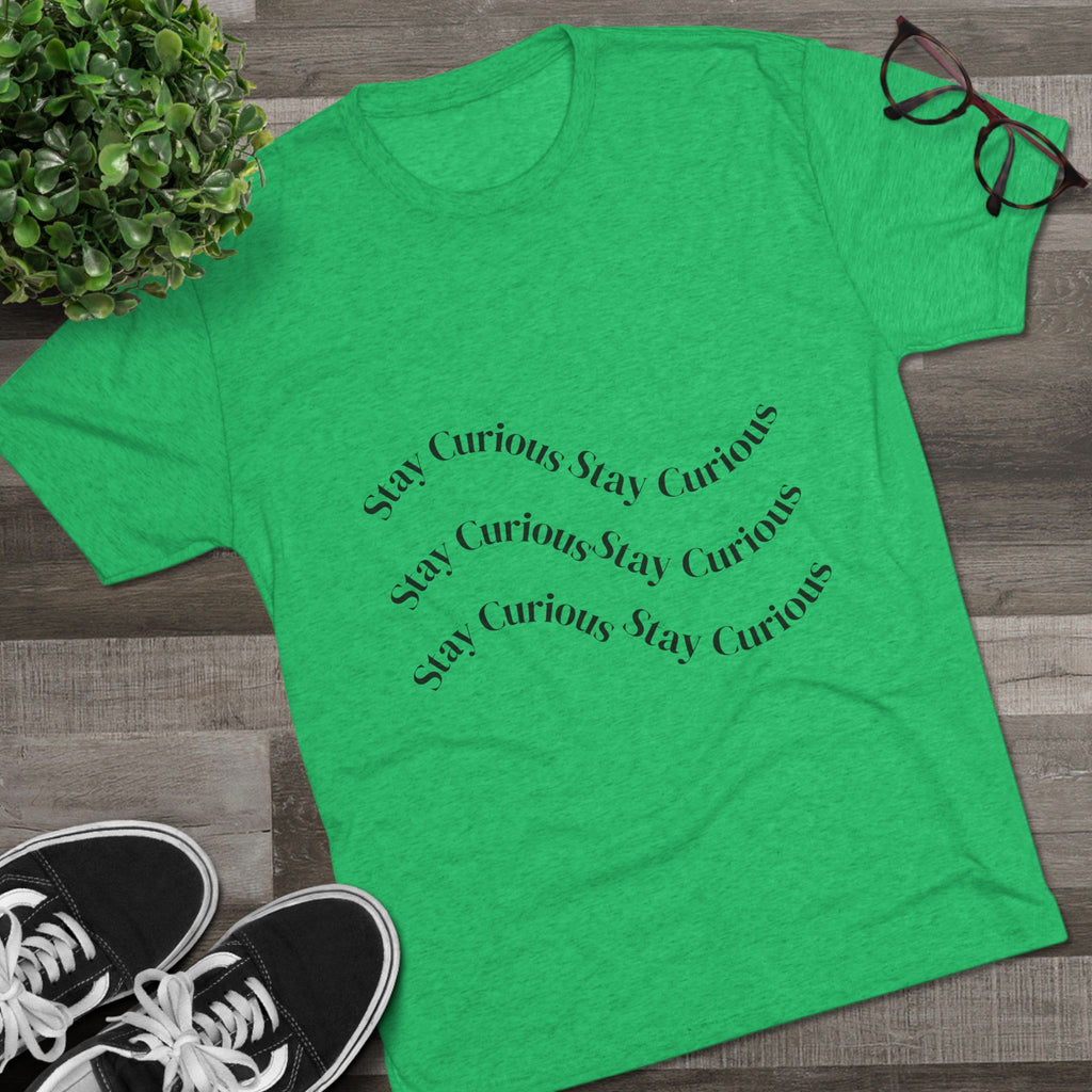 Crew Tee Stay Curious Wave Shirt