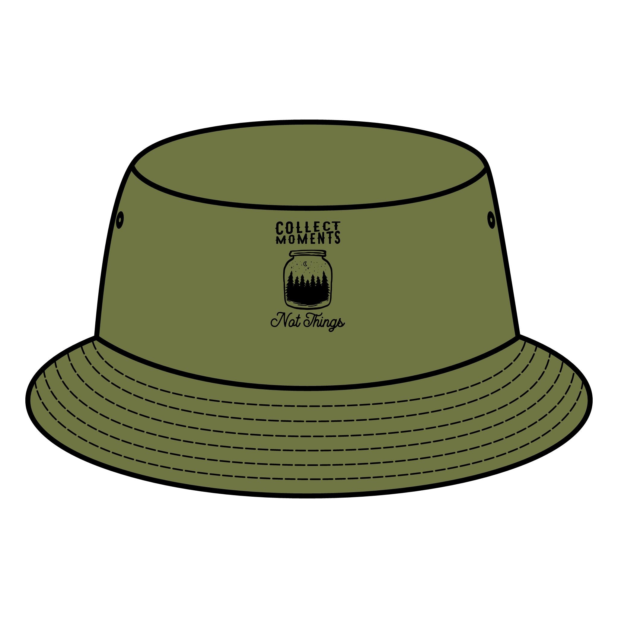 Bucket Hat - Collect Moments Not Things