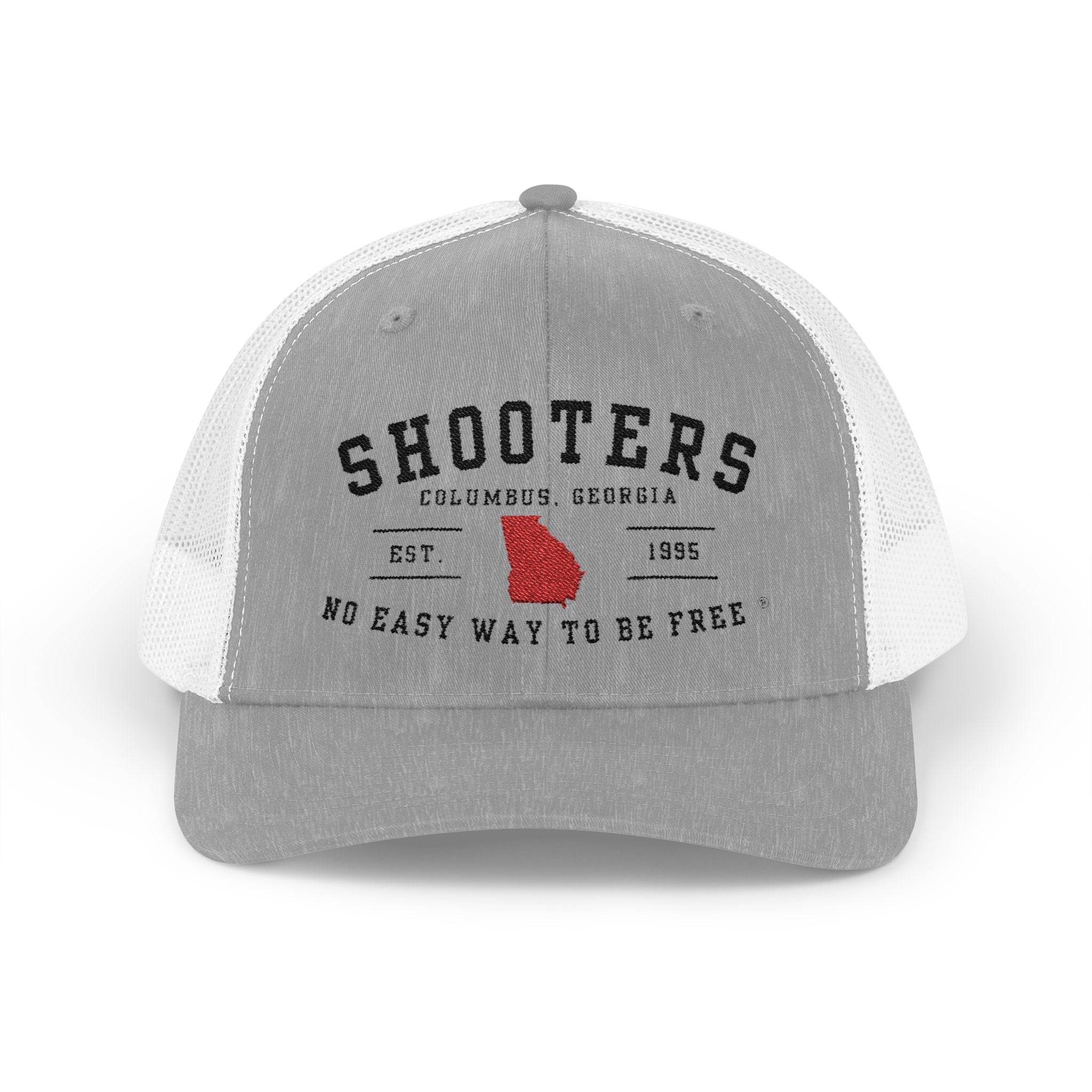 Shooters of Columbus Snapback Trucker Cap (Black lettering)