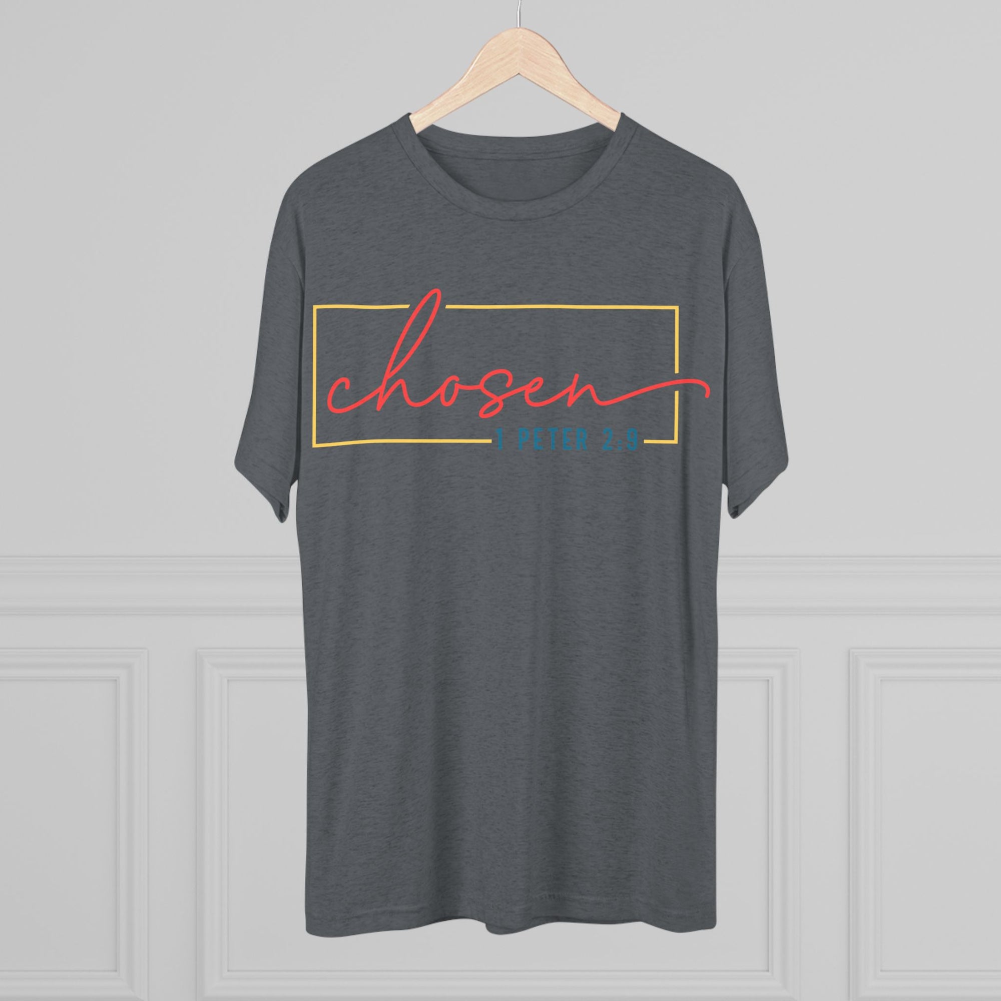 Faith-Inspired Unisex Tee, Chosen Comfort Shirt, Inspirational Crew T-Shirt, Casual Daily Wear, Gift for Believers