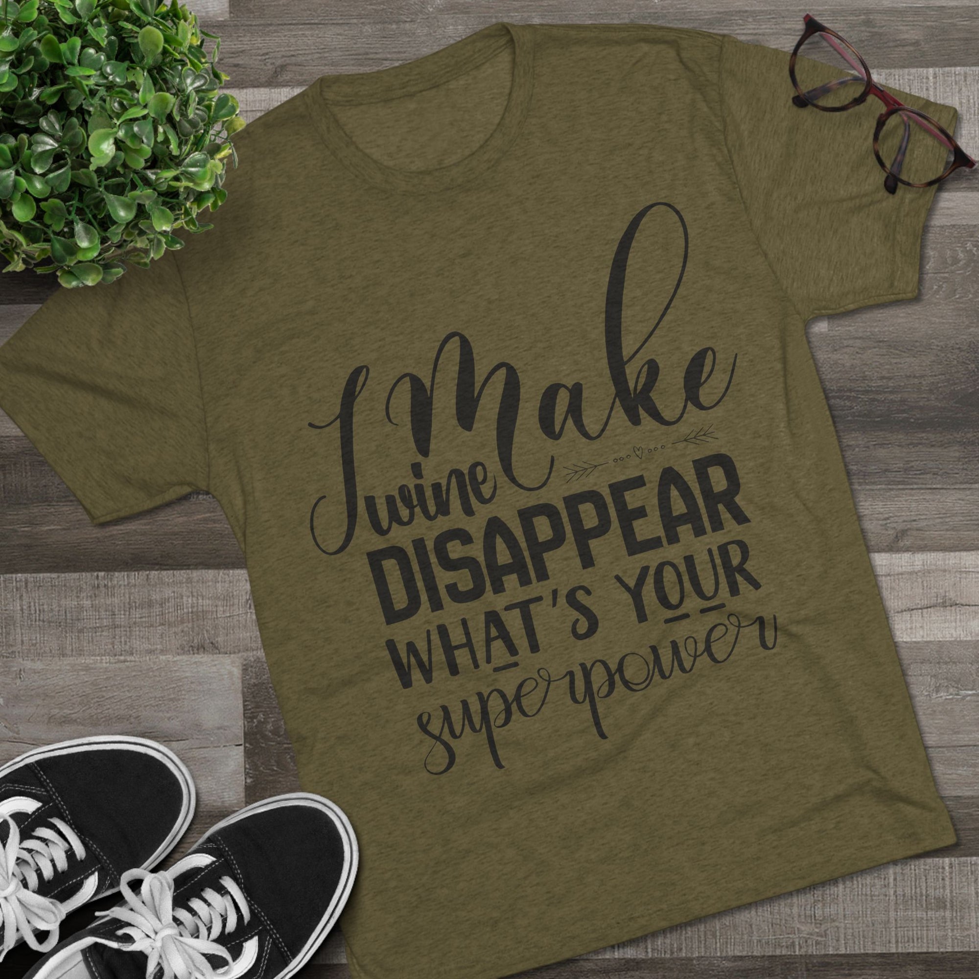 T-Shirt - What's Your Super Power Unisex Tri-Blend Crew Tee