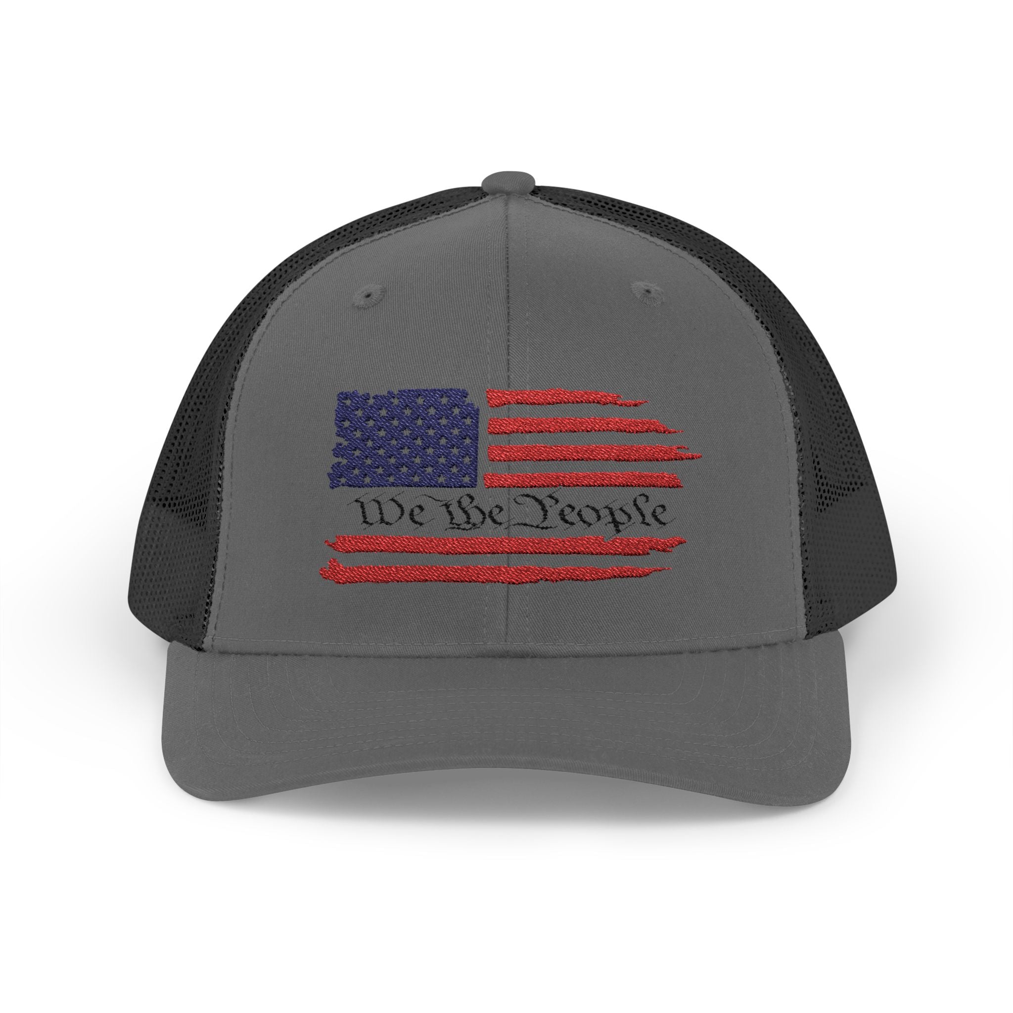 Trucker Cap We the People American Flag Snapback