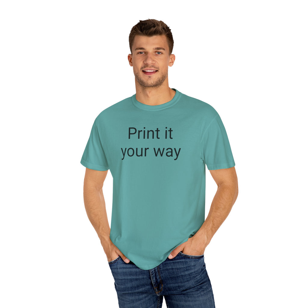 Customizable Unisex T-Shirt | Print It Your Way | Gift for Friends, DIY Fashion, Casual Wear, Birthday Gift, Personalize Your Style