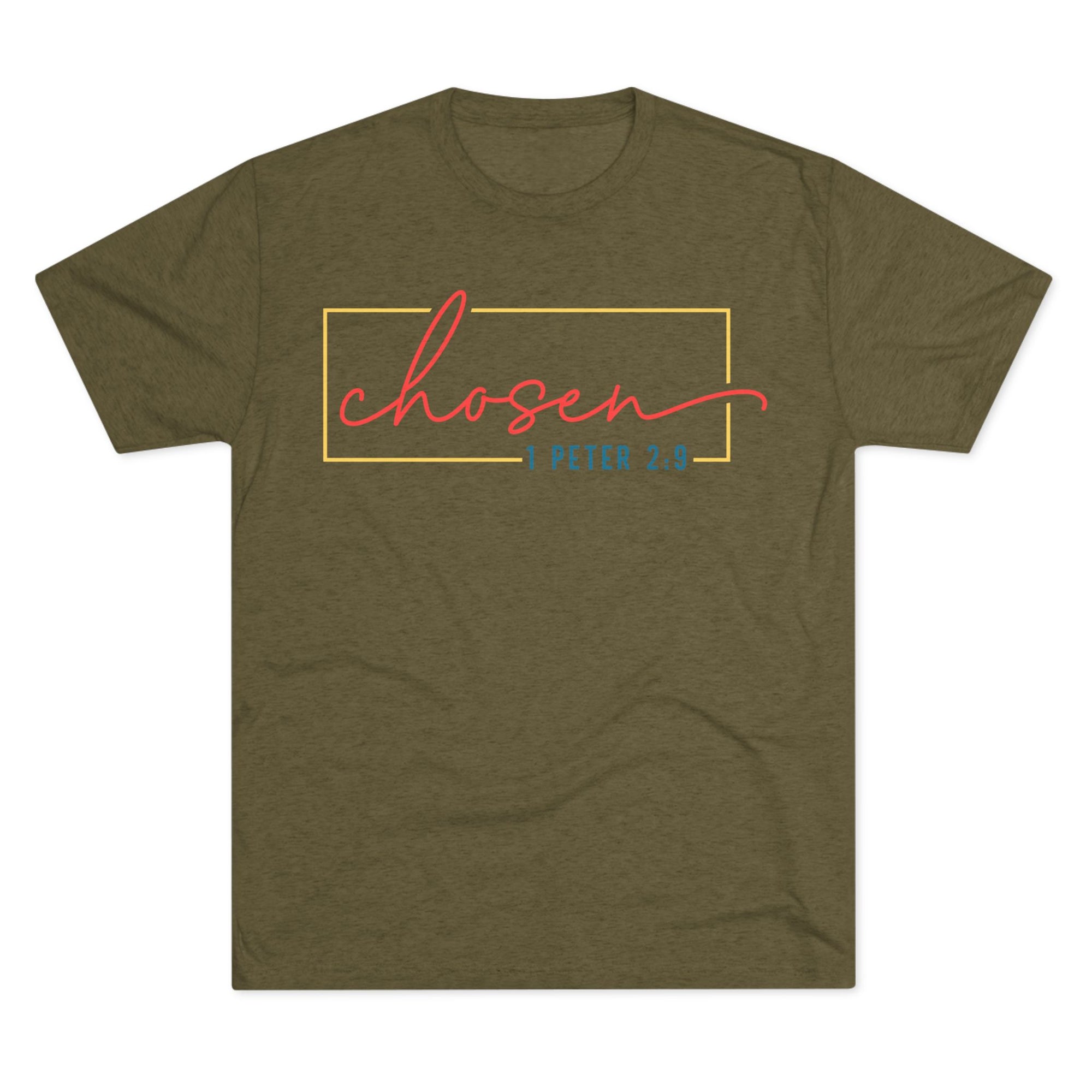 Faith-Inspired Unisex Tee, Chosen Comfort Shirt, Inspirational Crew T-Shirt, Casual Daily Wear, Gift for Believers