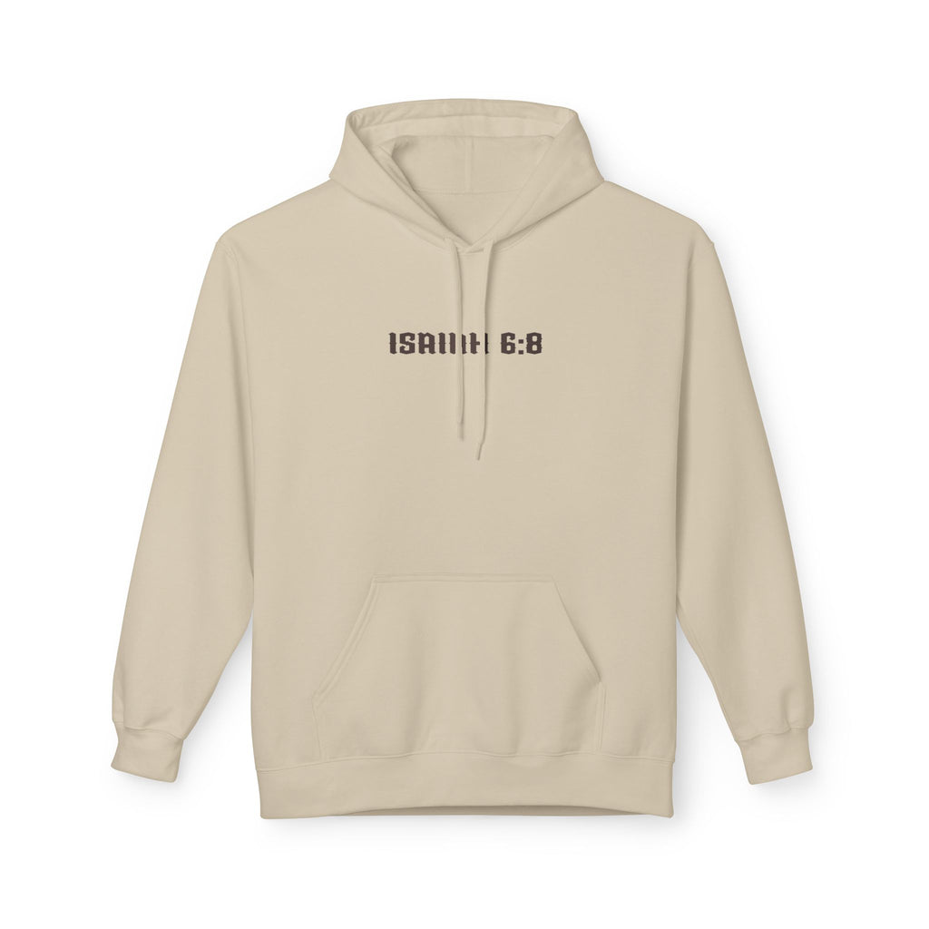 Hoodie - Isaiah 6:8 Inspirational Scripture Design