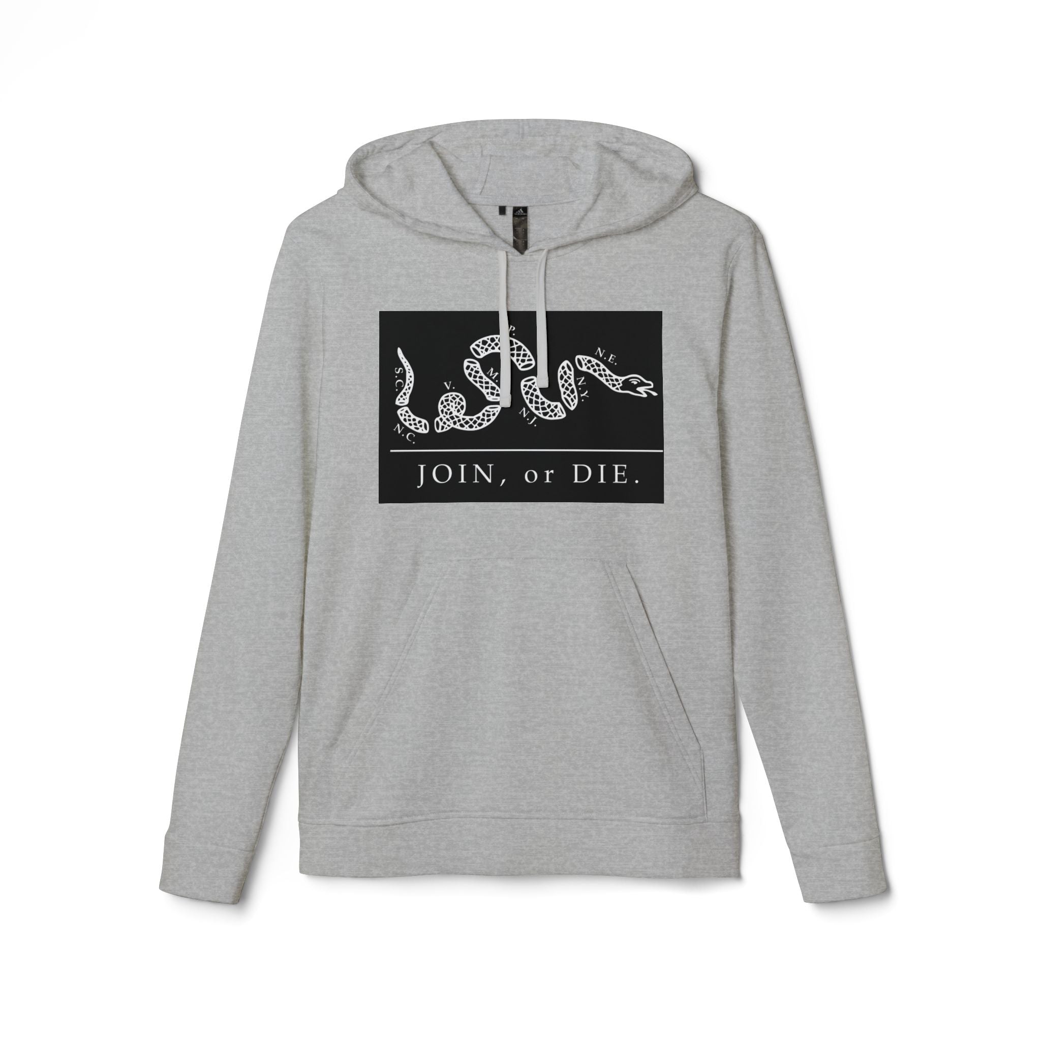 Fleece Hoodie - Bold Lines Design